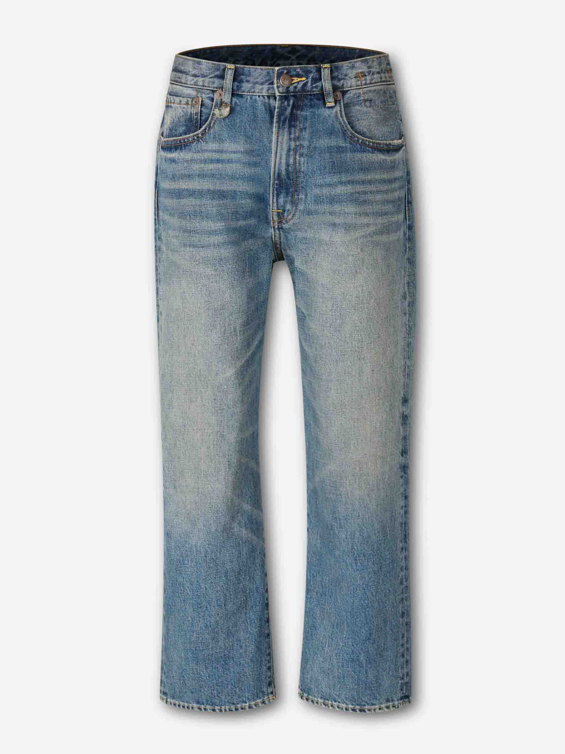 Outlet online R13 Mujer Jeans Rectos Anchos color Azul Denim sku 763-001799 01 - Foto 1