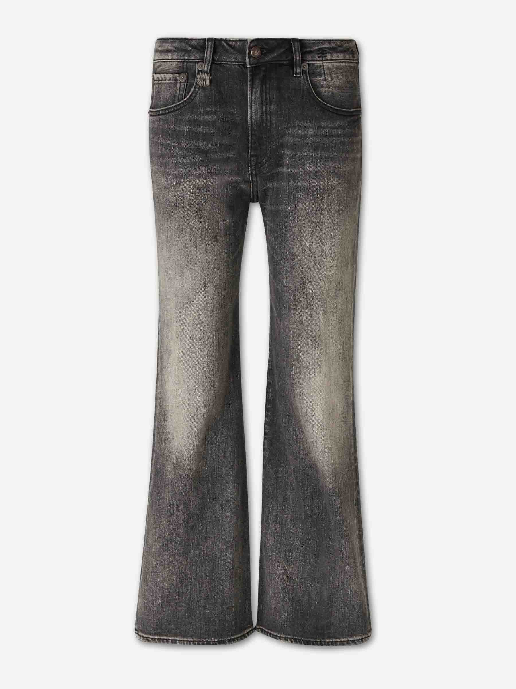 Outlet online R13 Mujer Jeans Anchos Acampanados color Gris Antracita sku 763-001802 01 - Foto 1