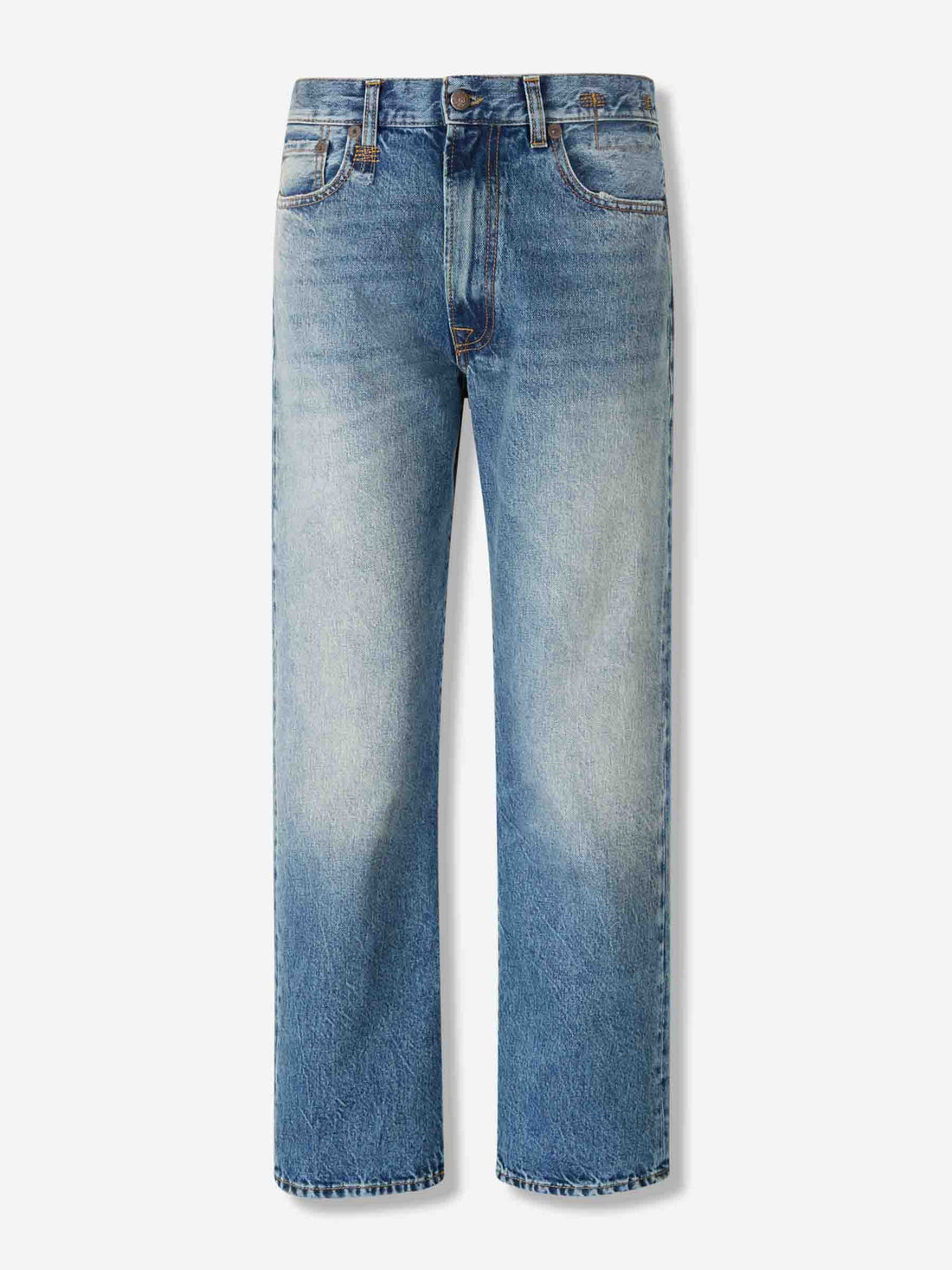 Outlet online R13 Mujer Jeans Rectos color Azul Denim sku 763-001807 01 - Foto 1