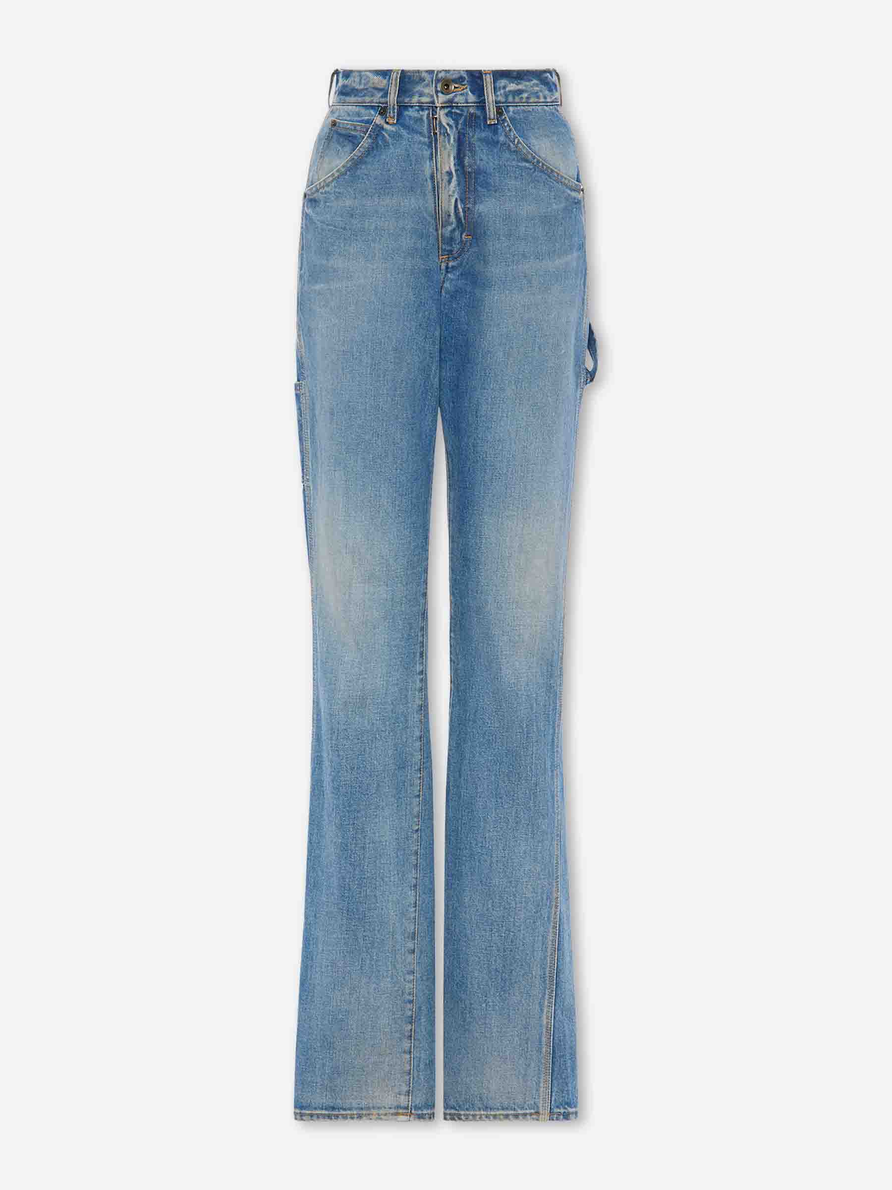 Outlet online Maison Margiela Mujer Jeans Rectos Algodón color Azul Denim sku 763-001842 01 - Foto 1