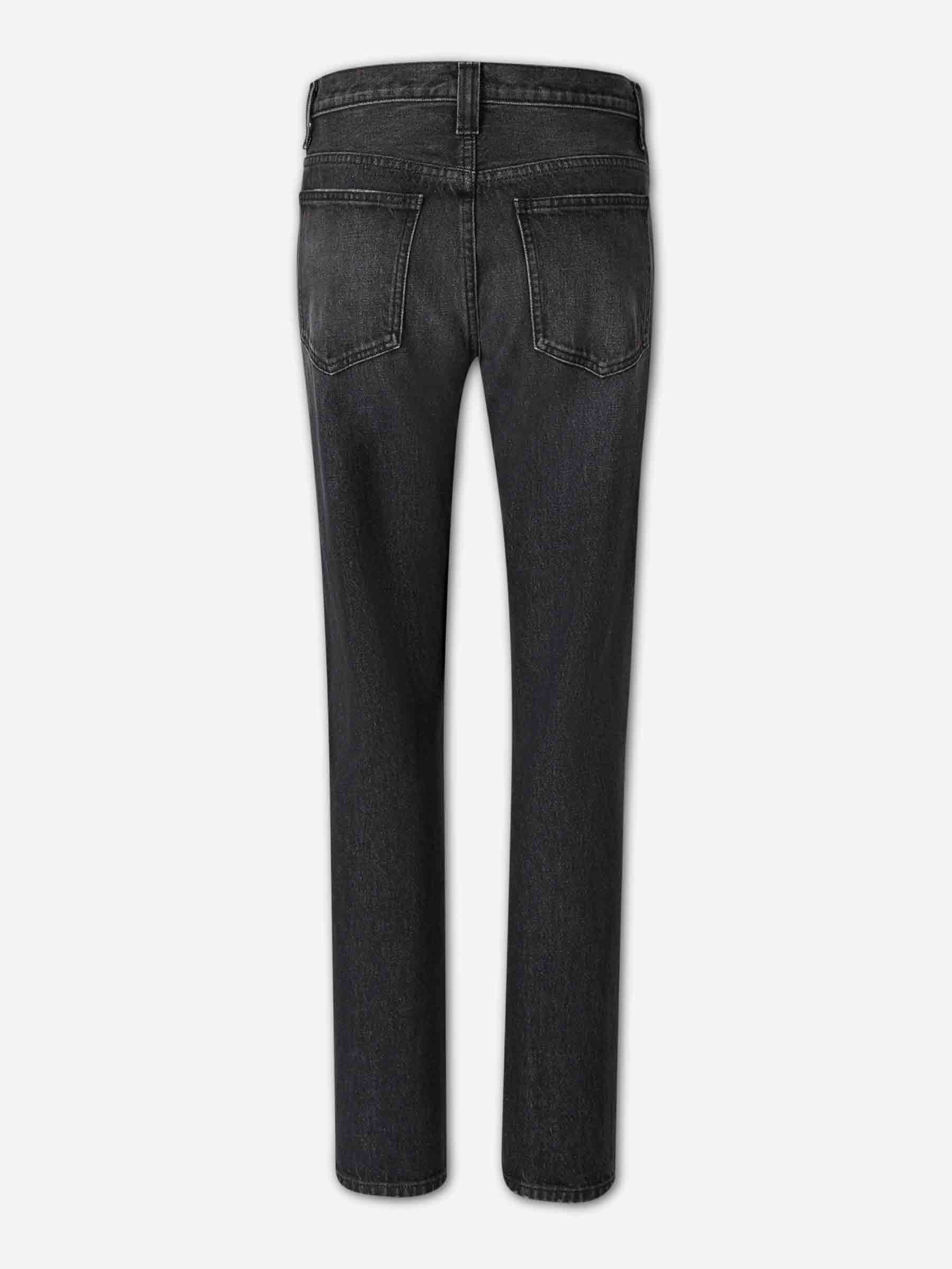 Outlet online Khaite Mujer Jeans Rectos Farley color Negro sku 763-001854 01 - Foto 2