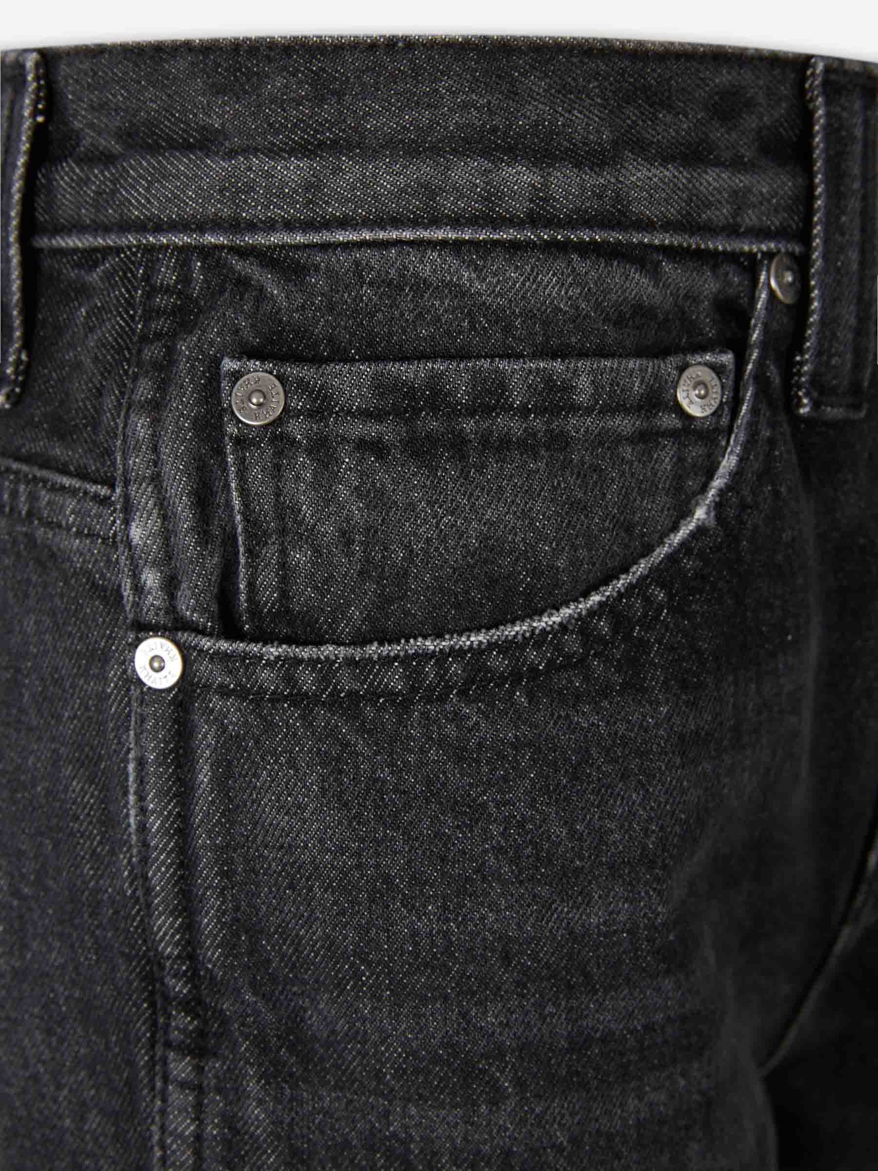 Outlet online Khaite Mujer Jeans Rectos Farley color Negro sku 763-001854 01 - Foto 3