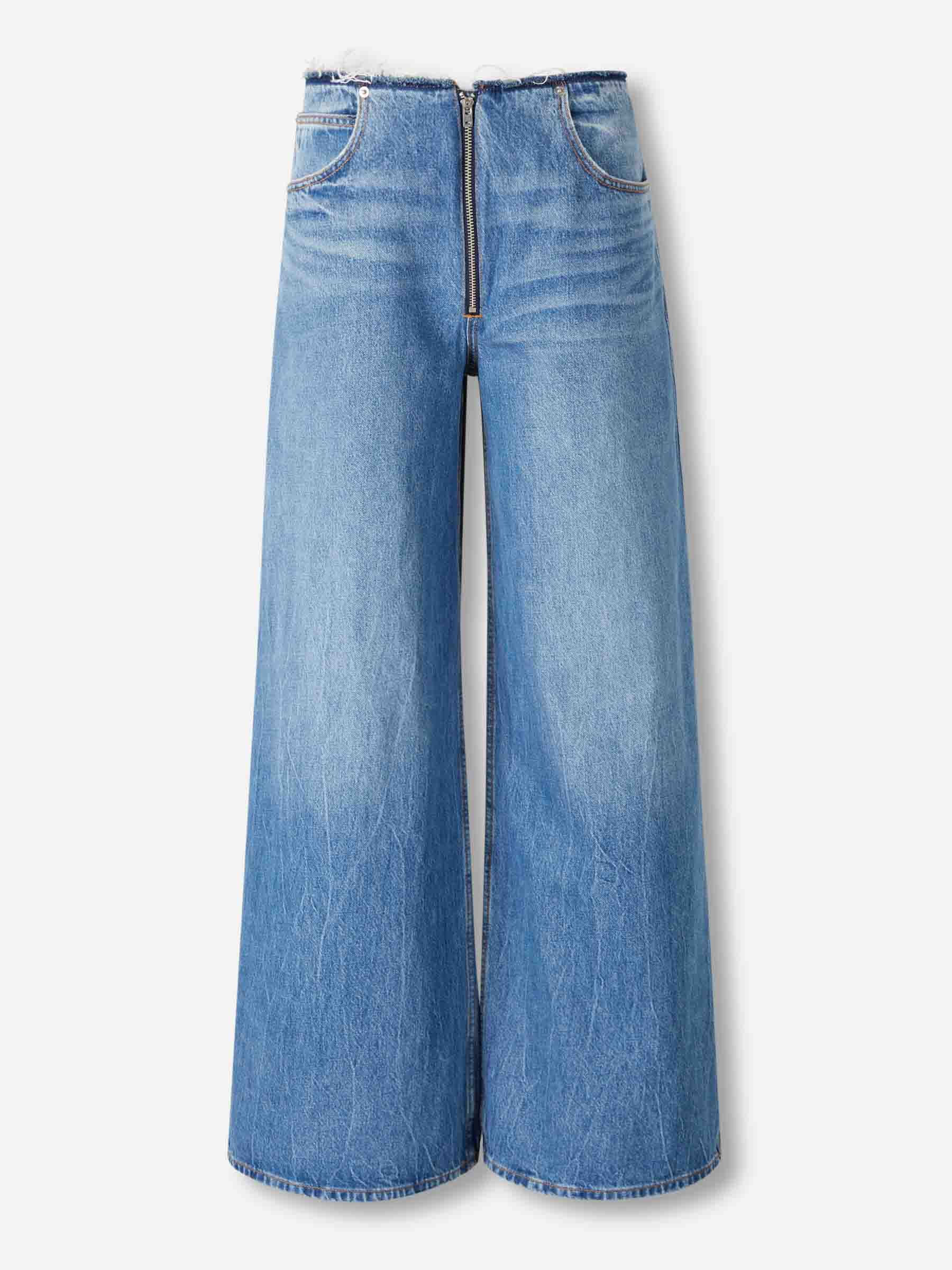 Outlet online Alexander Wang Mujer Jeans Anchos Surge color Azul Denim sku 763-001855 01 - Foto 1