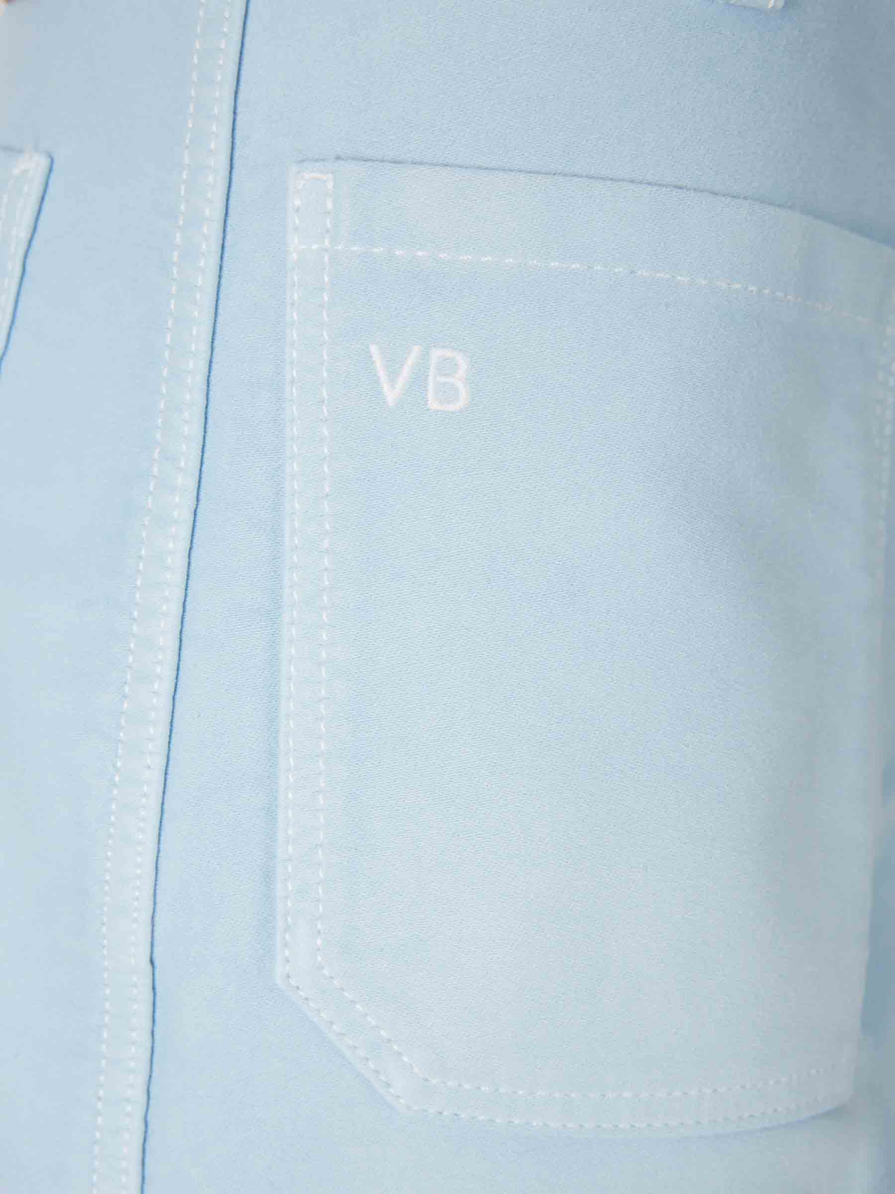 Outlet online Victoria Beckham Mujer Jeans Flared color Azul Celeste sku 763-001857 01 - Foto 4