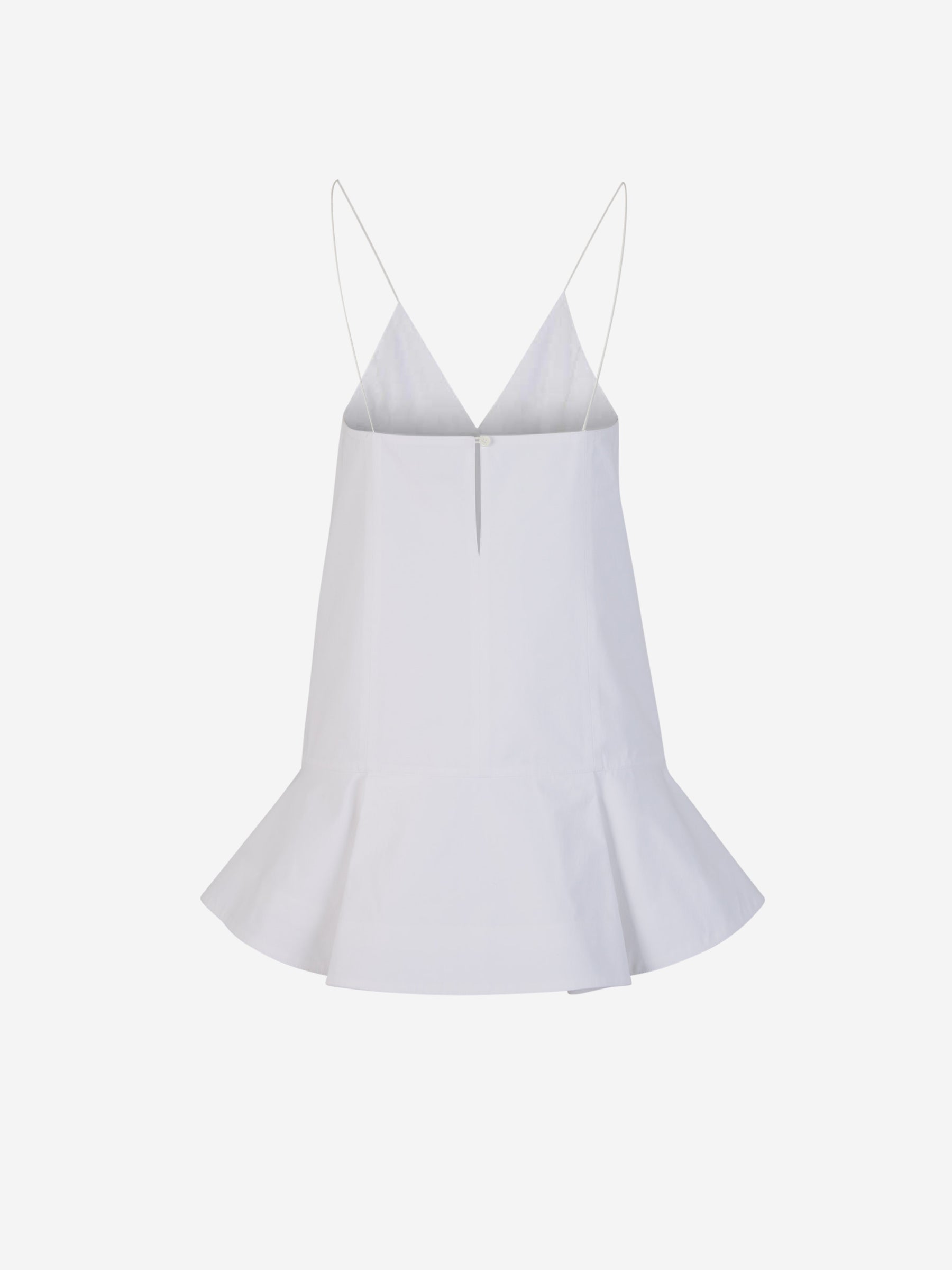 Outlet online Khaite Mujer Vestido Mini Algodón color Blanco sku 731-005860 01 - Foto 3