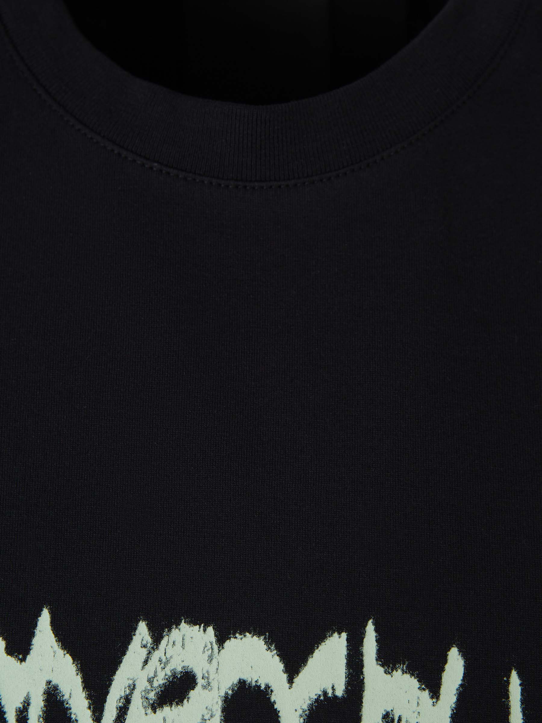 Outlet online Givenchy Hombre Camiseta Estampada Algodón color Negro sku 553-003453 01 - Foto 3
