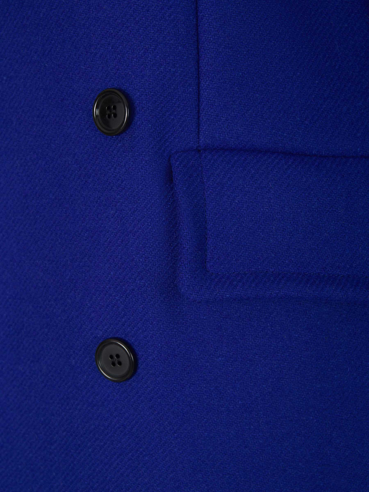 Outlet online Plan C Mujer Abrigo Cruzado Lana color Azul Cobalto sku 771-001381 01 - Foto 4
