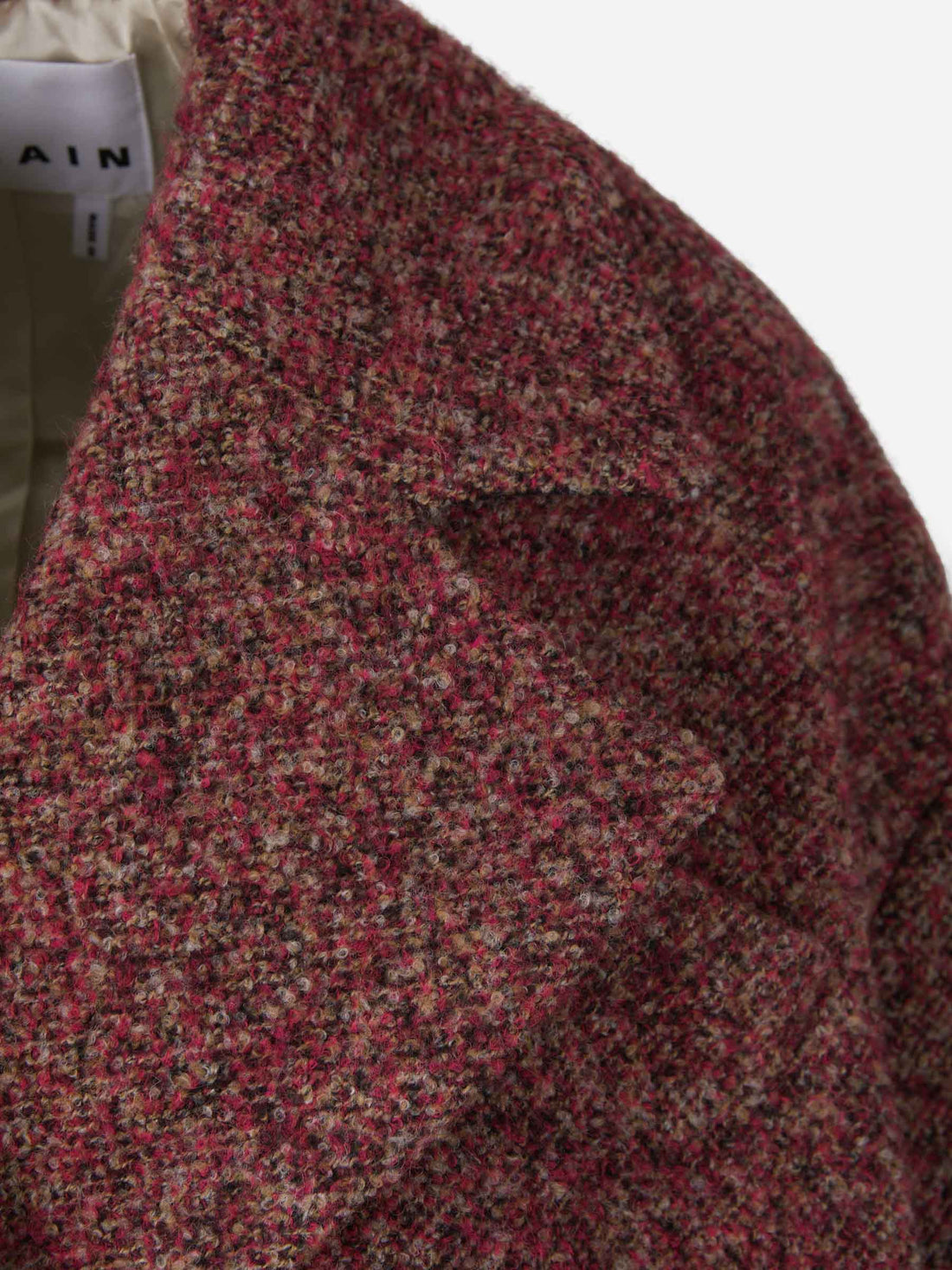 Outlet online Remain Birger Christensen Mujer Abrigo Baked Apple color Cereza sku 771-001383 01 - Foto 2