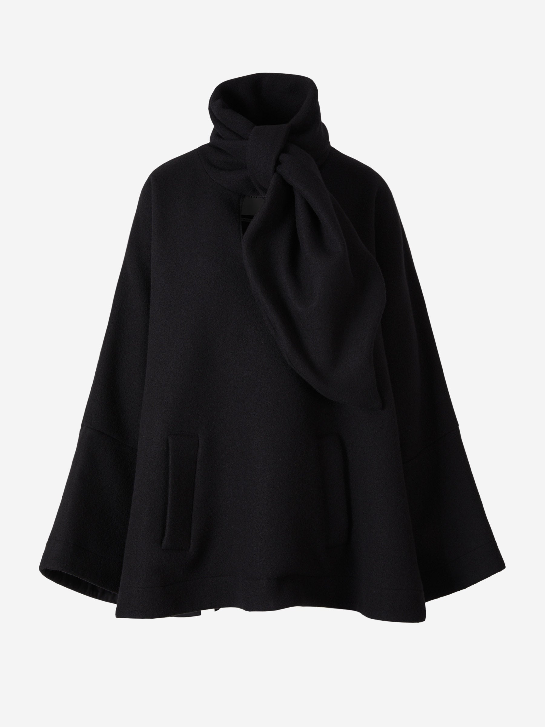 Outlet online The Attico Mujer Abrigo Corto Lana color Negro sku 771-001421 01 - Foto 1