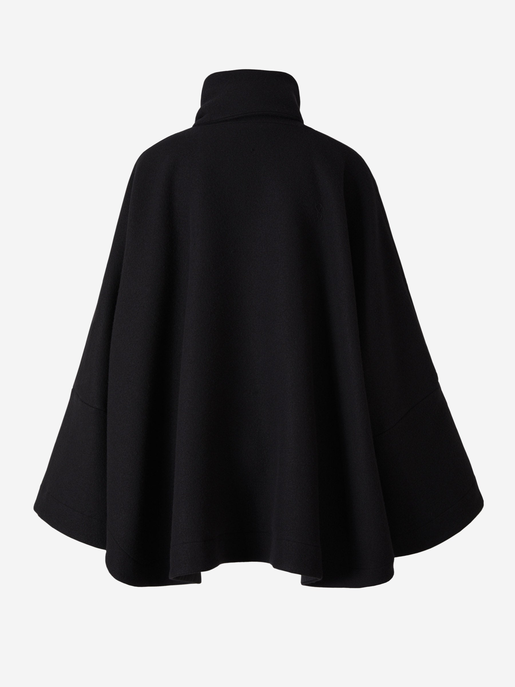 Outlet online The Attico Mujer Abrigo Corto Lana color Negro sku 771-001421 01 - Foto 2