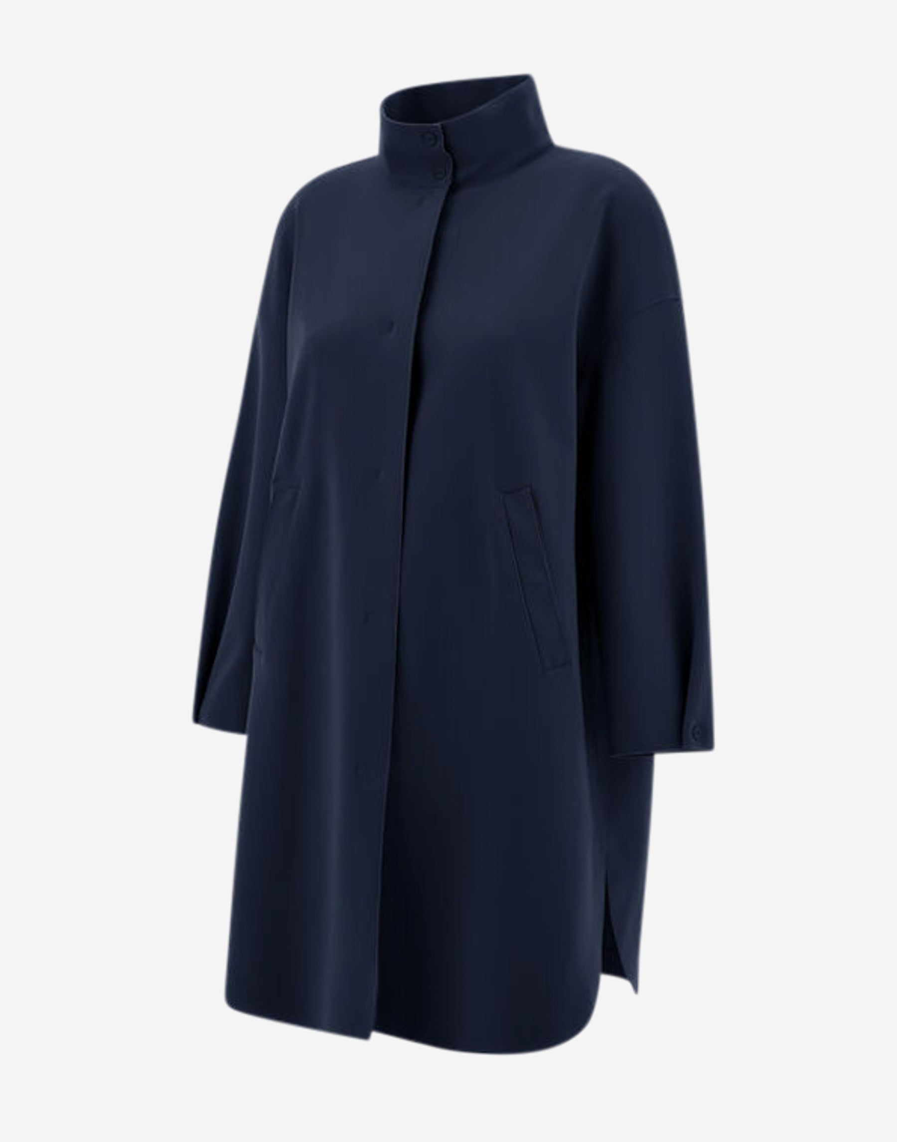 Outlet online Herno Mujer Abrigo Técnico Corte Relajado color Azul Marino sku 771-001515 01 - Foto 3
