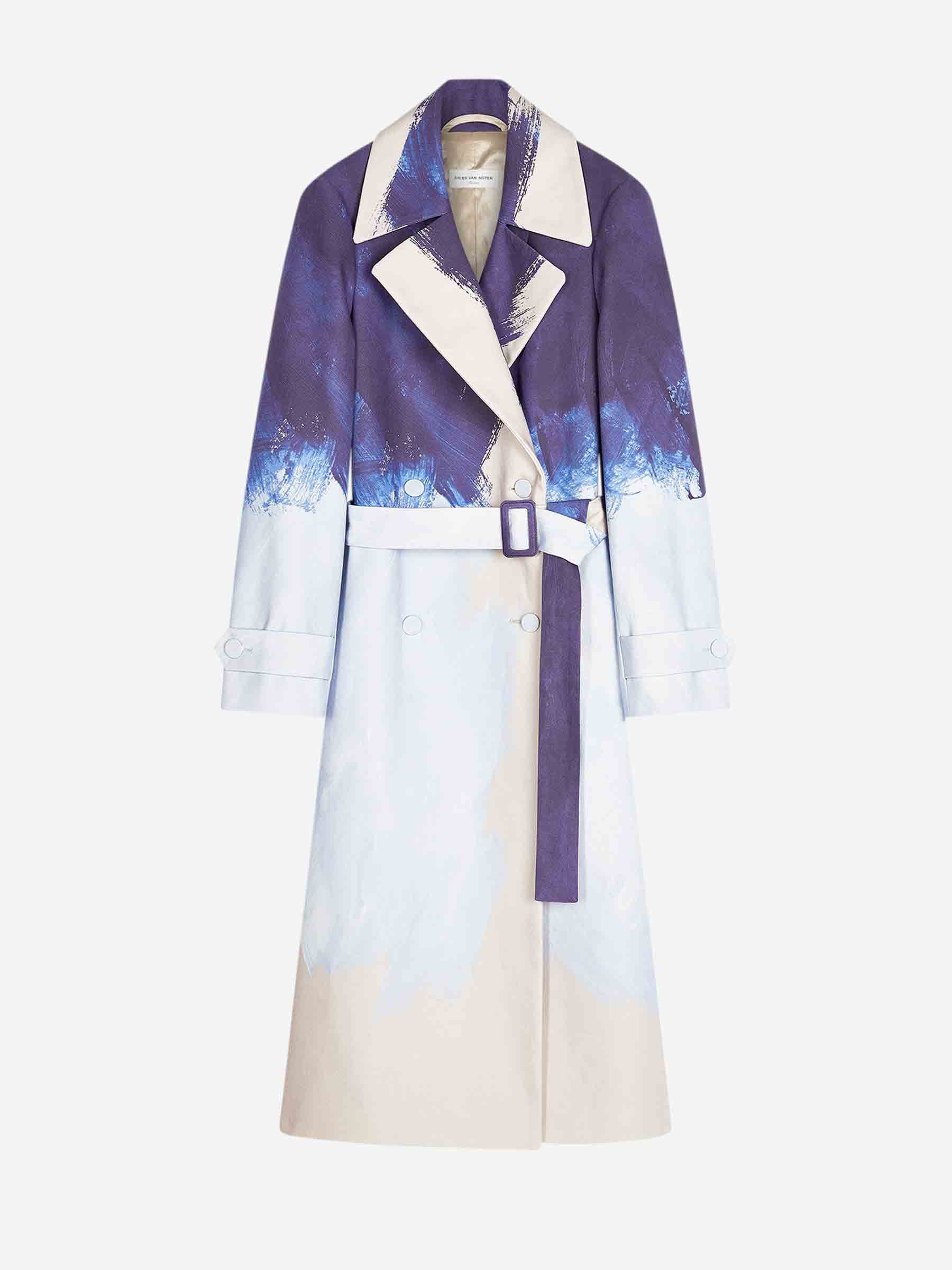 dries van noten tie dye coat