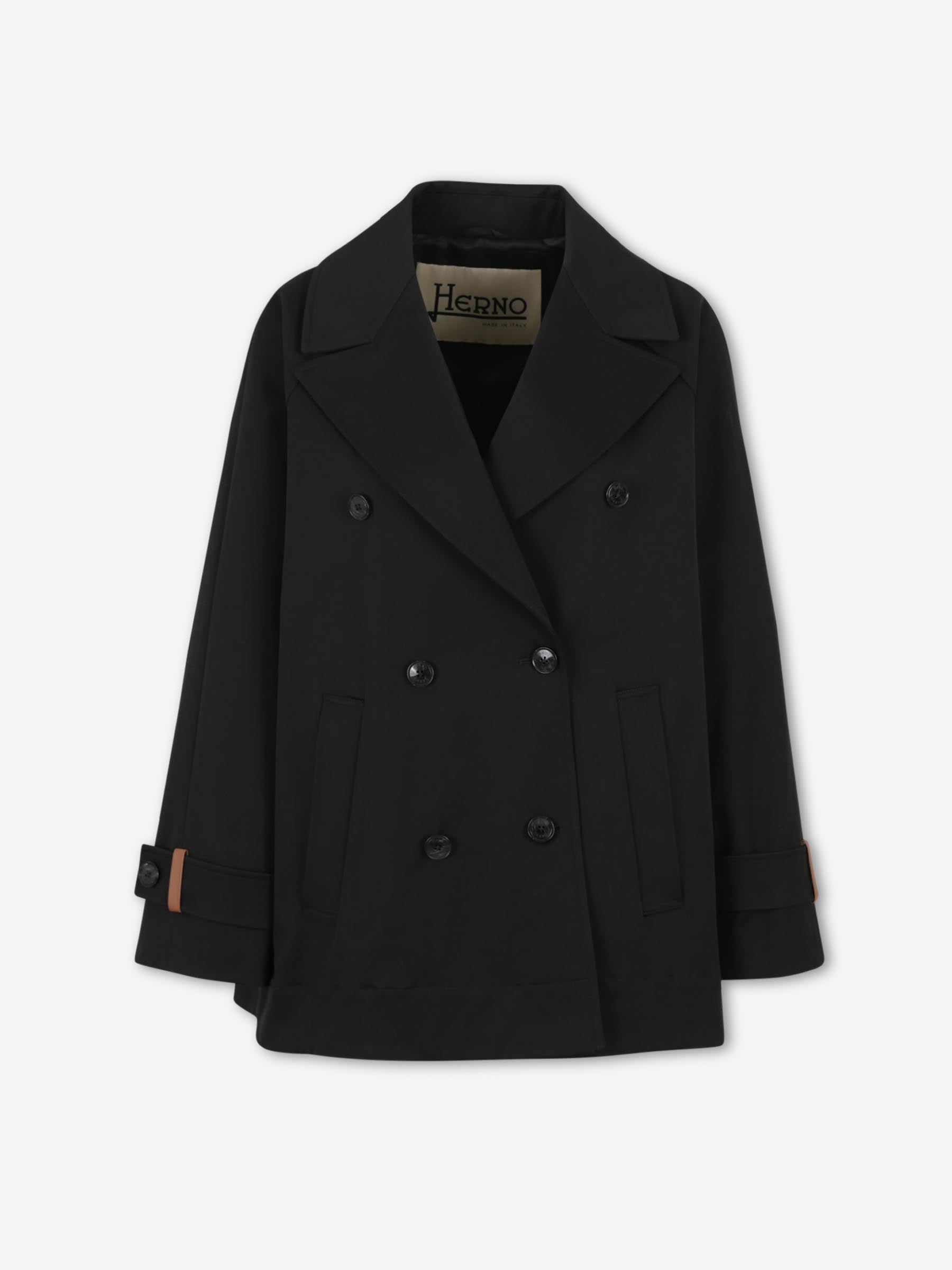 Herno Mujer Barcelona Gabardina Corta Técncia color Negro sku 771-001703 01 - Foto 1