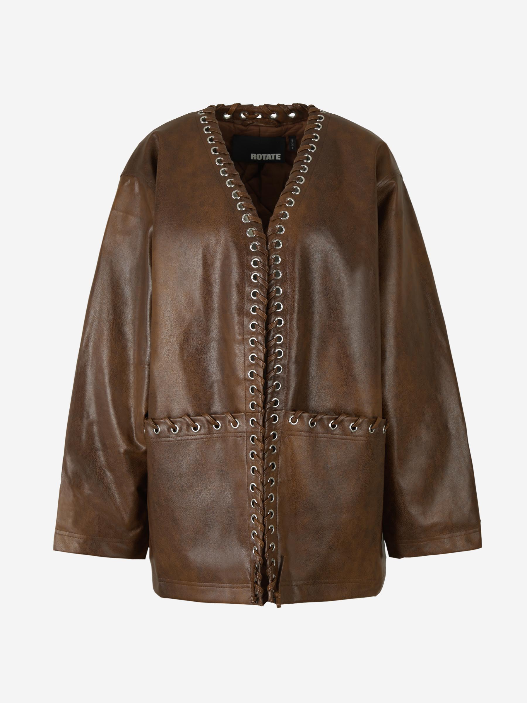 Outlet online Rotate Mujer Chaqueta Soile Piel Sintética color Marrón sku 772-001219 01 - Foto 1