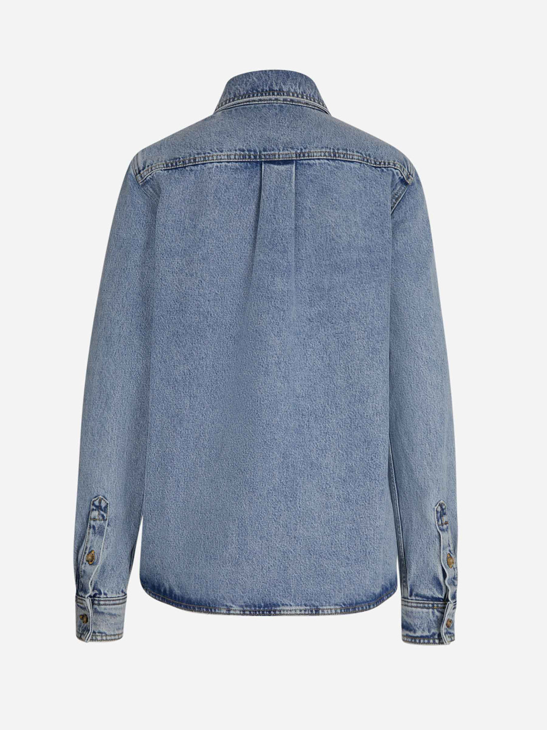 Outlet online TOTEME Mujer Sobrecamisa Denim color Azul Denim Oscuro sku 772-001378 01 - Foto 2