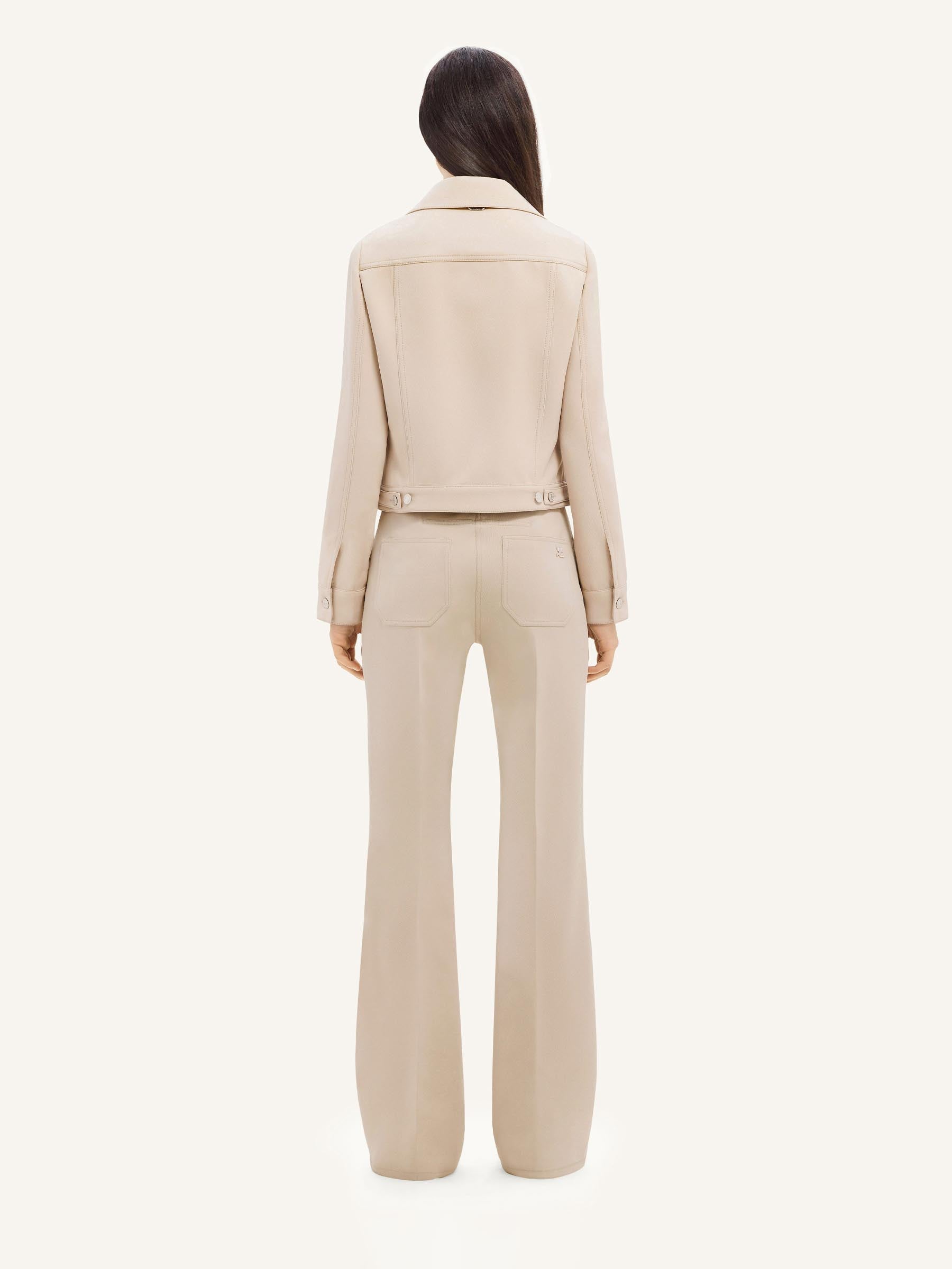 Outlet online Courrèges Mujer Cazadora Twill Trucker color Beige sku 772-001424 01 - Foto 3