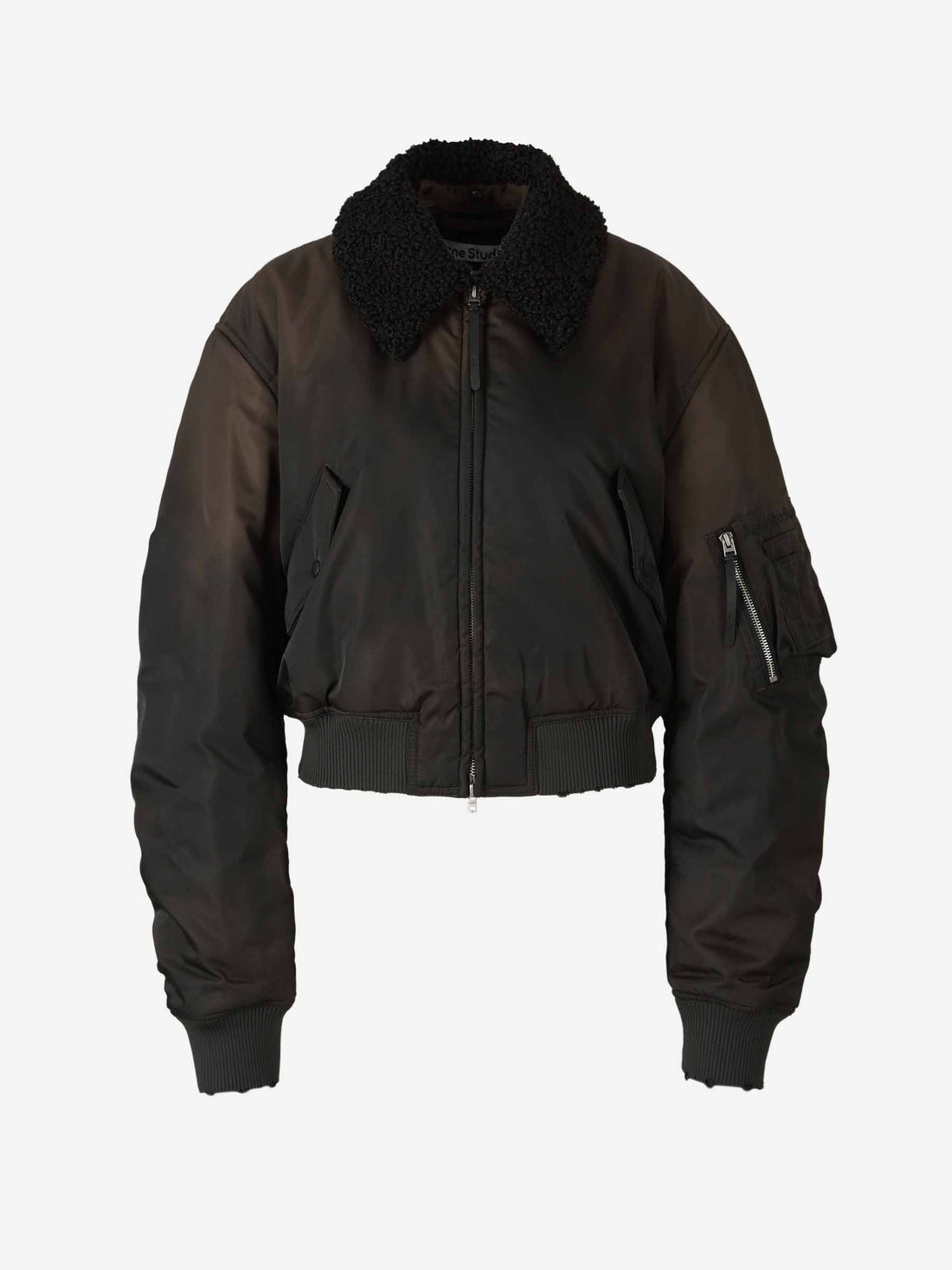 Acne Studios Mujer Barcelona Cazadora Bomber Técnico color Marrón Oscuro sku 772-001435 01 - Foto 2