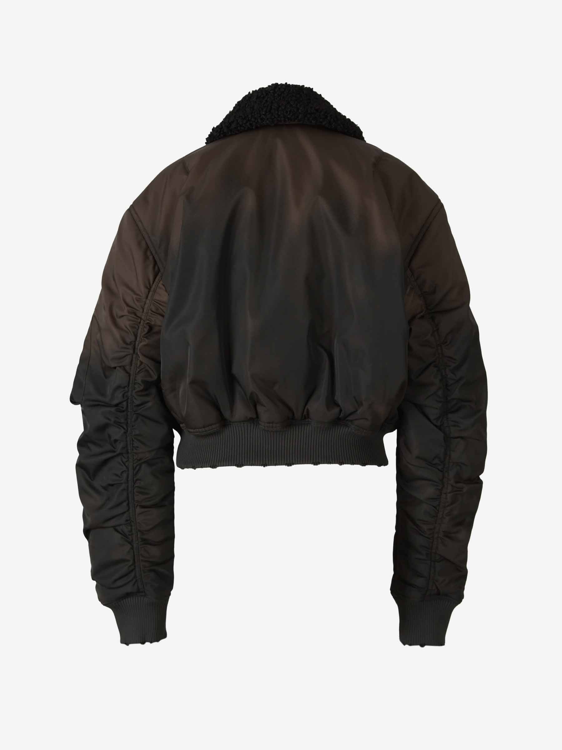 Acne Studios Mujer Barcelona Cazadora Bomber Técnico color Marrón Oscuro sku 772-001435 01 - Foto 5