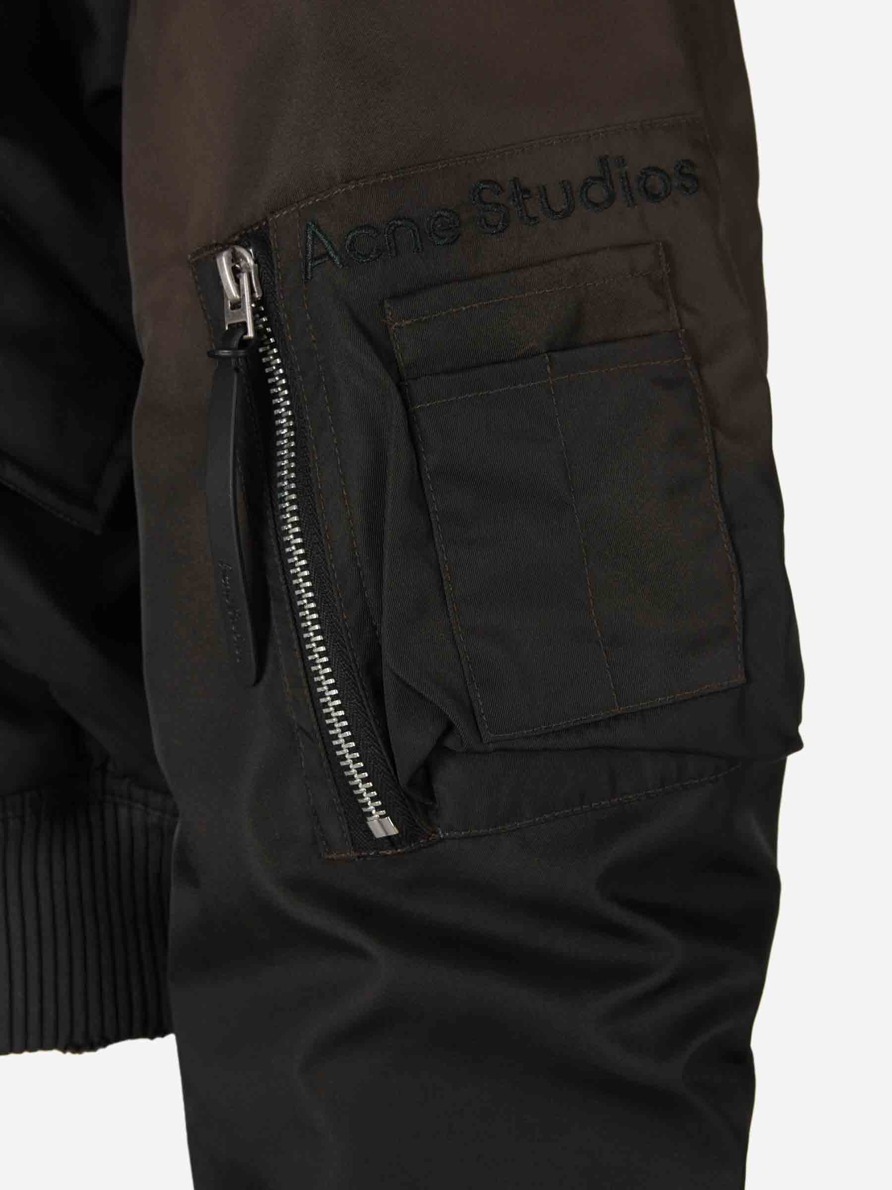 Acne Studios Mujer Barcelona Cazadora Bomber Técnico color Marrón Oscuro sku 772-001435 01 - Foto 9