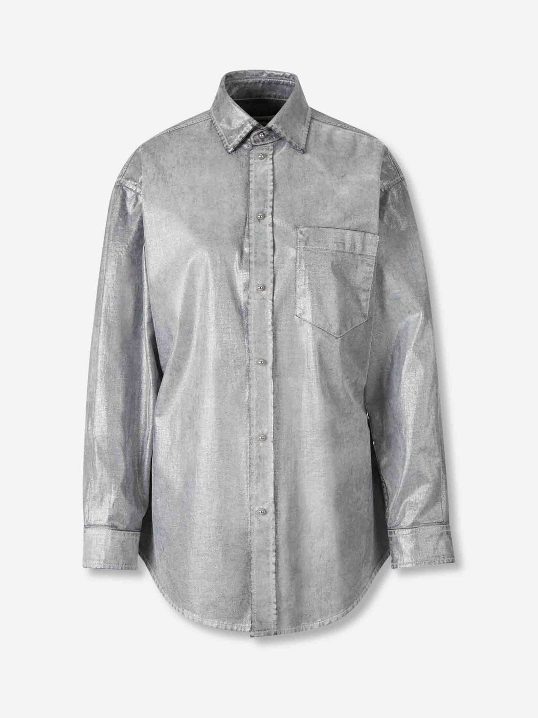 Outlet online Darkpark Mujer Camisa Denim Anne color Plateado sku 772-001520 01 - Foto 1