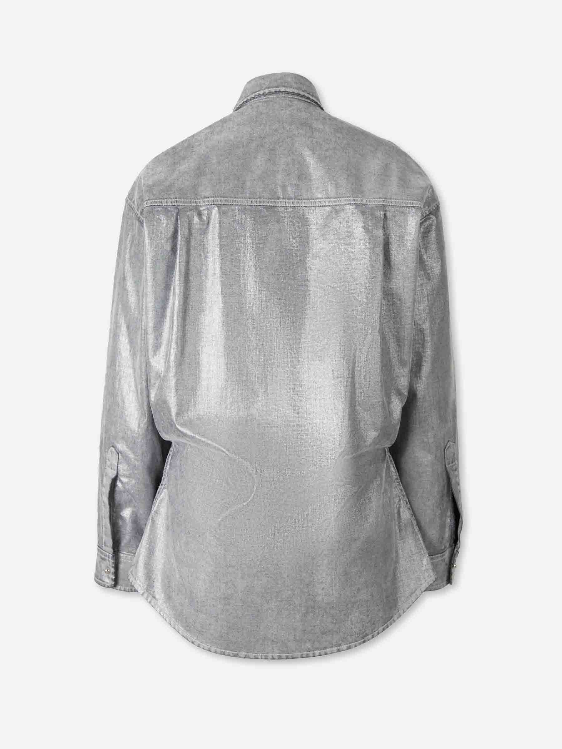 Outlet online Darkpark Mujer Camisa Denim Anne color Plateado sku 772-001520 01 - Foto 2