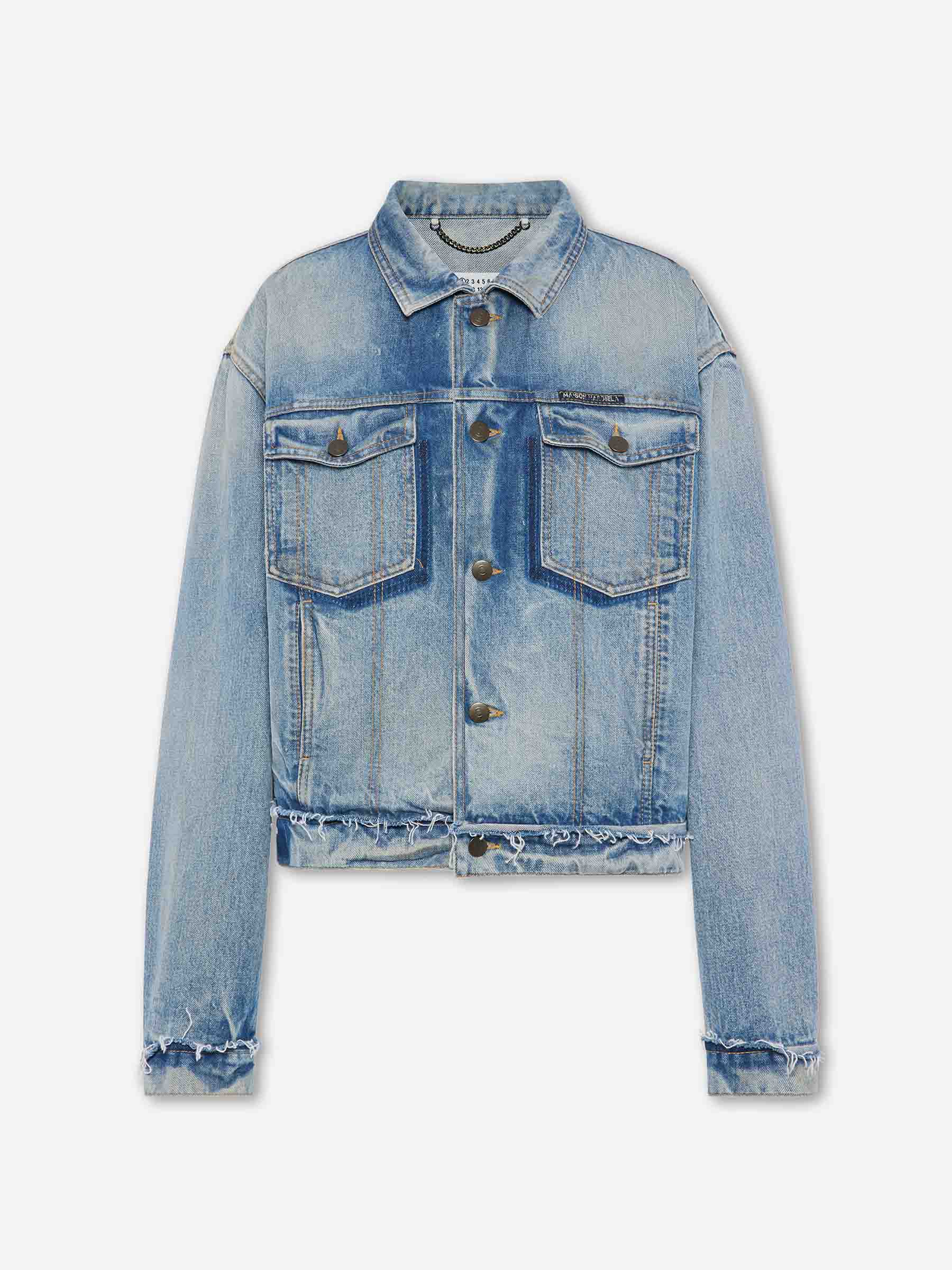 Outlet online Maison Margiela Mujer Chaqueta Denim Algodón color Azul Denim sku 772-001541 01 - Foto 1