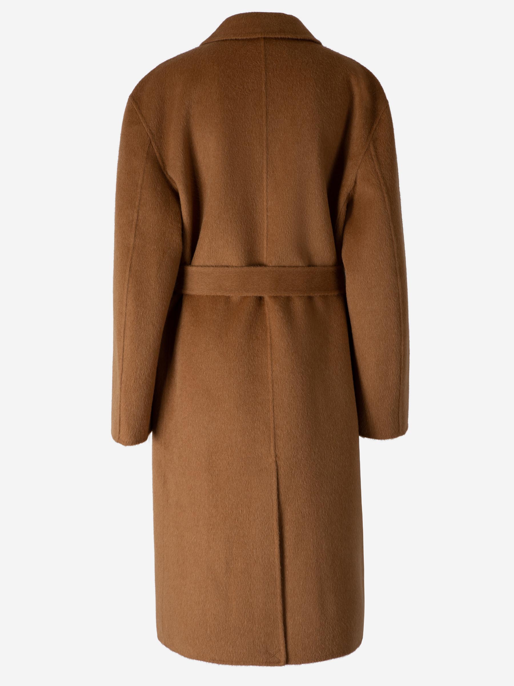 Outlet online Acne Studios Mujer Abrigo Lana Cinturón color Gris Antracita sku 773-000198 02 - Foto 2