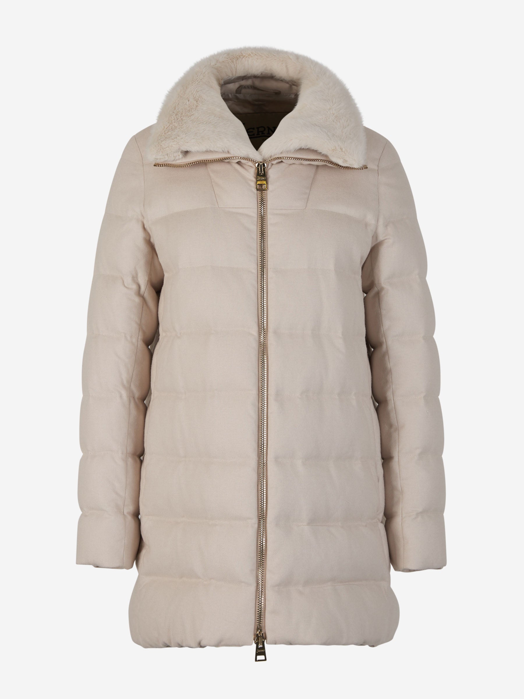 Outlet online Herno Mujer Chaquetón Acolchado Faux Fur color Crema sku 774-000488 01 - Foto 2