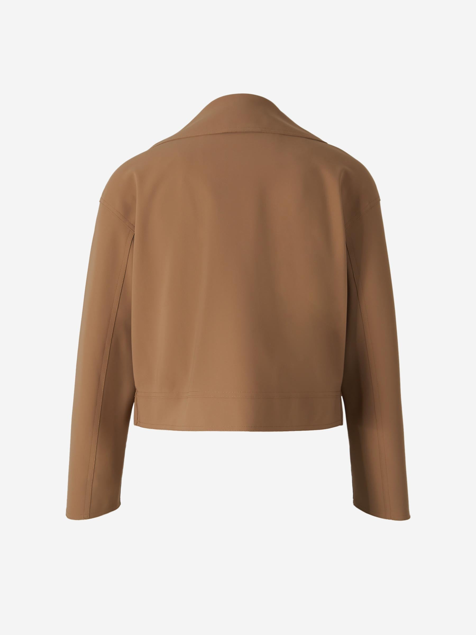 Outlet online Herno Mujer Cazadora Biker Cremallera color Caramelo sku 774-000551 01 - Foto 2
