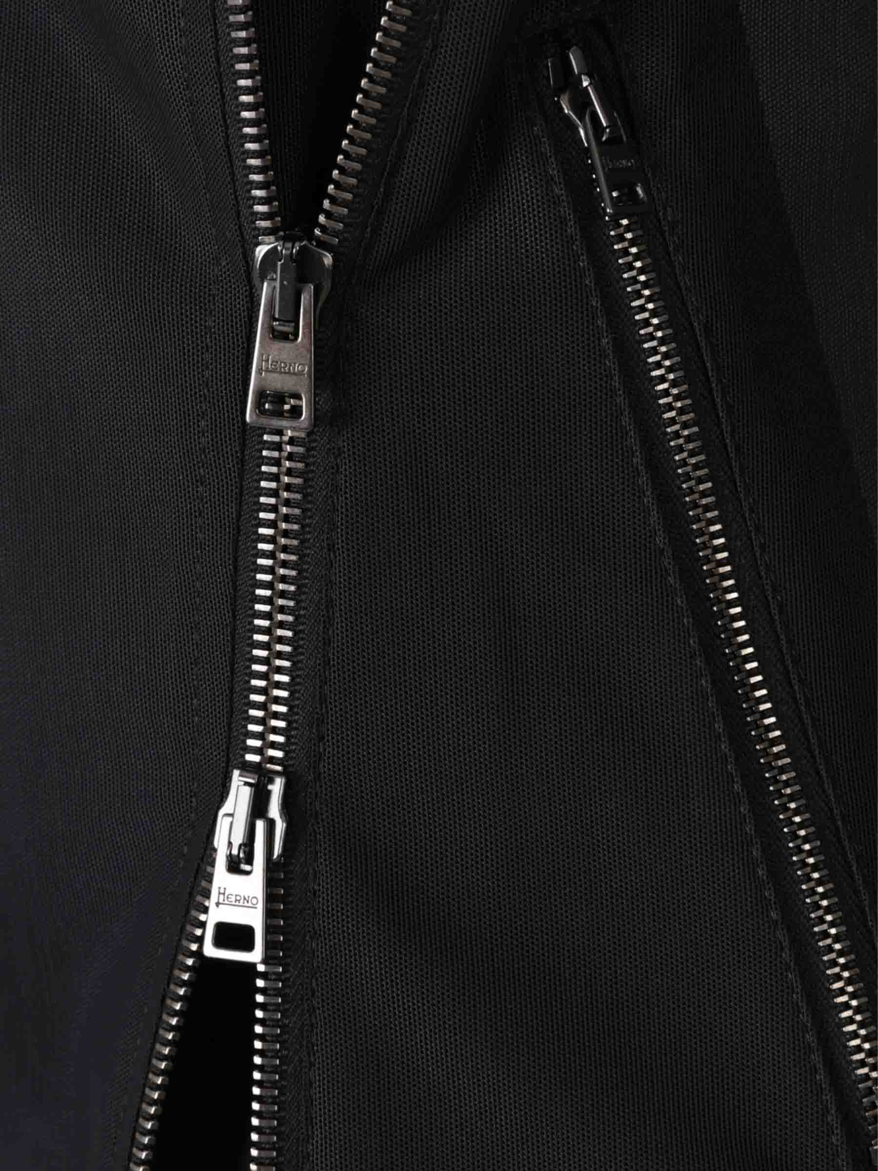 Outlet online Herno Mujer Cazadora Biker Malla color Negro sku 774-000552 01 - Foto 3