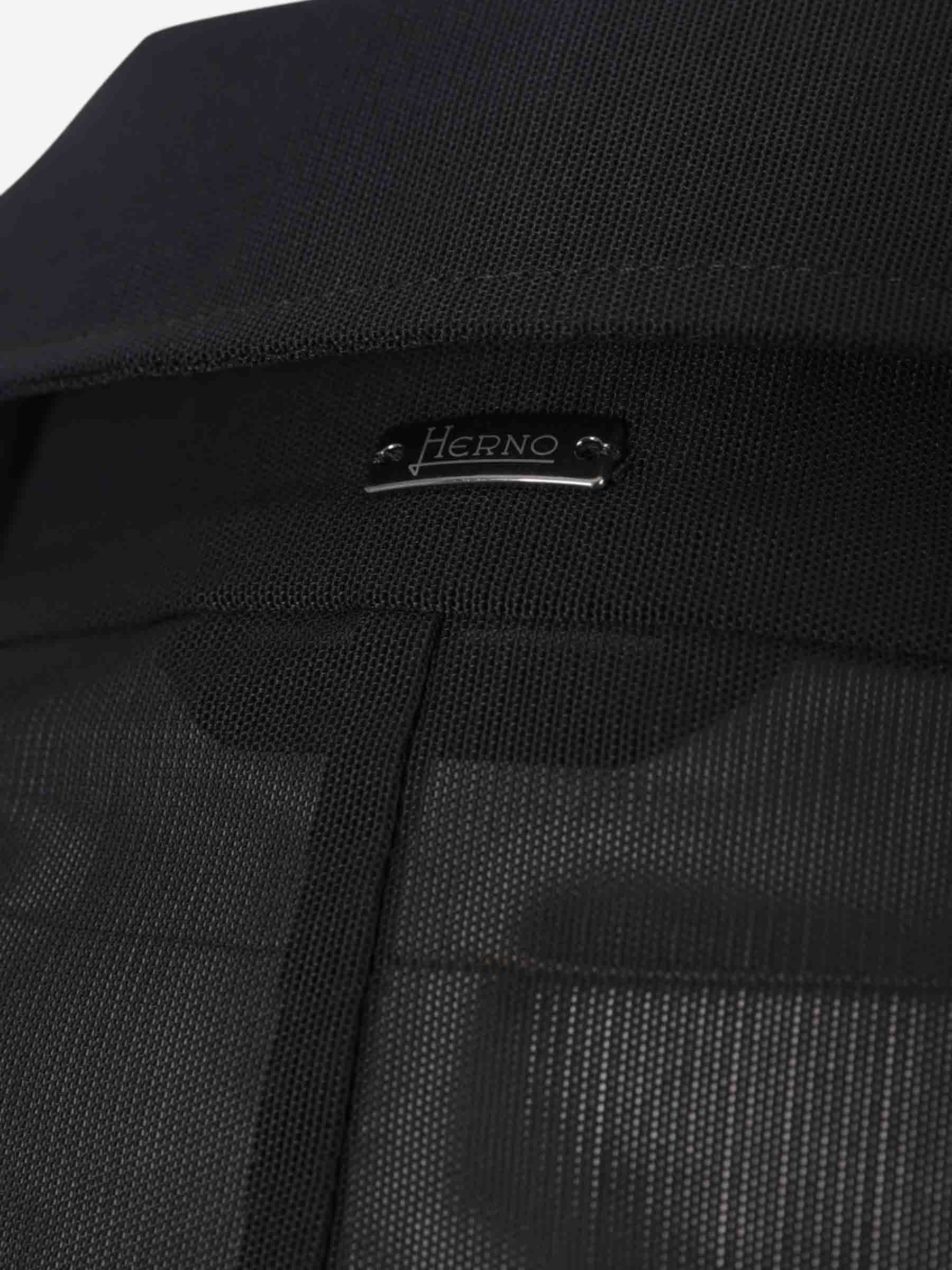 Outlet online Herno Mujer Cazadora Biker Malla color Negro sku 774-000552 01 - Foto 4