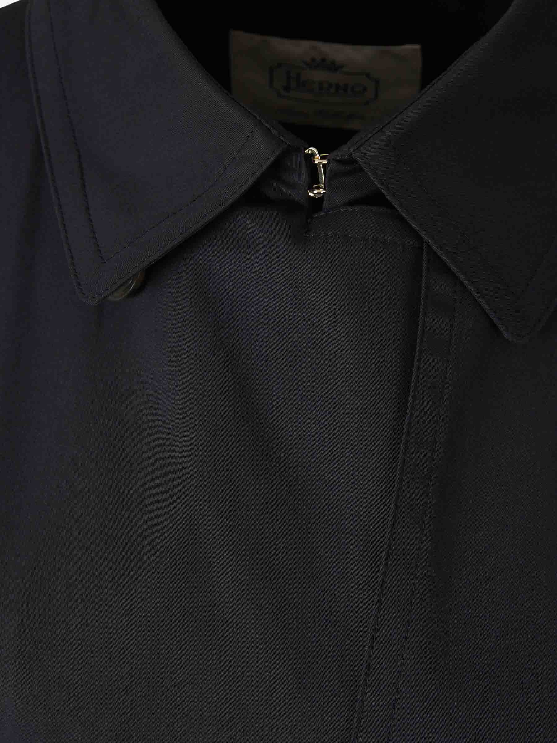 Outlet online Herno Mujer Gabardina Técnica Algodón color Azul Noche sku 774-000557 01 - Foto 3