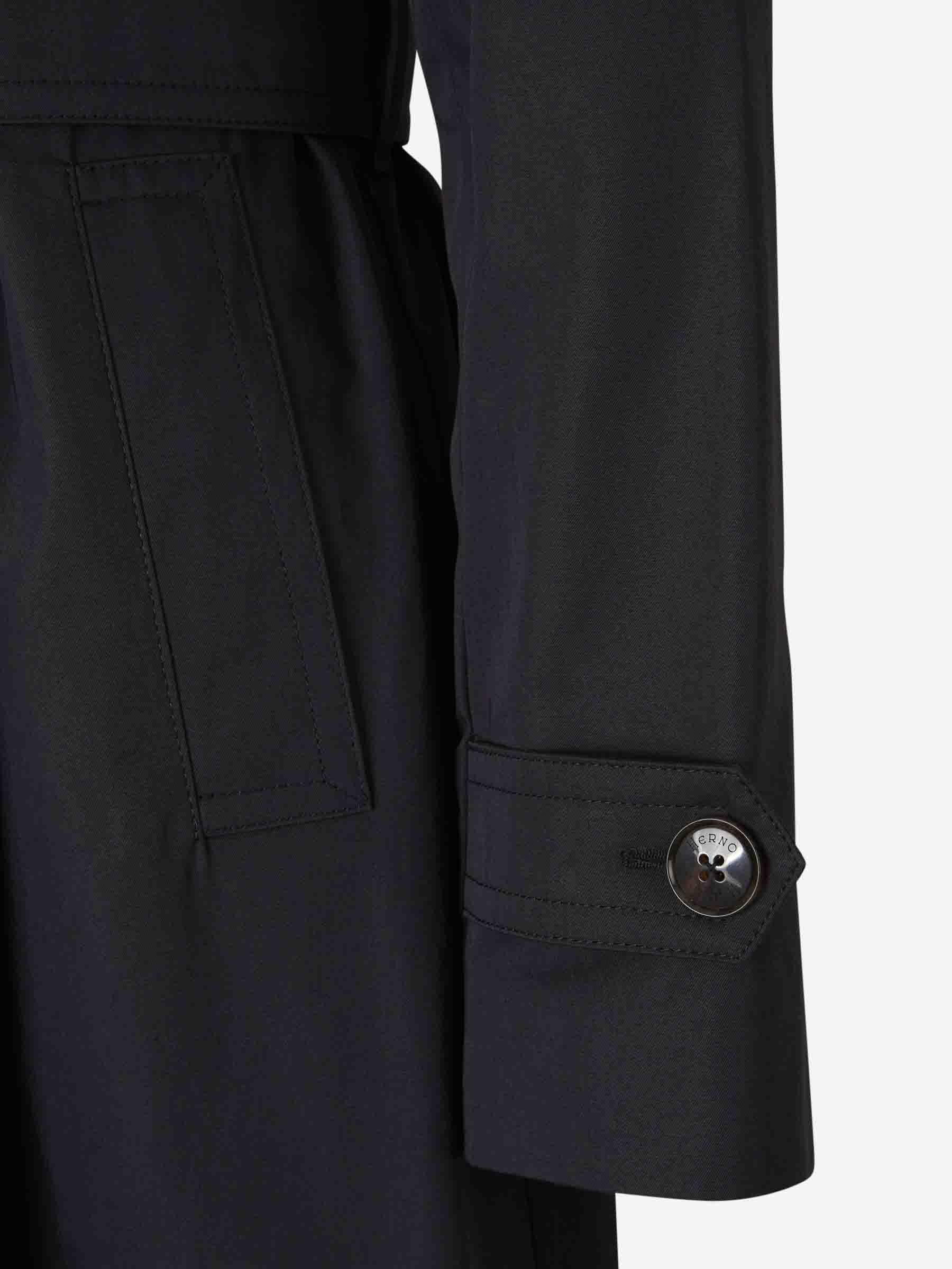 Outlet online Herno Mujer Gabardina Técnica Algodón color Azul Noche sku 774-000557 01 - Foto 5