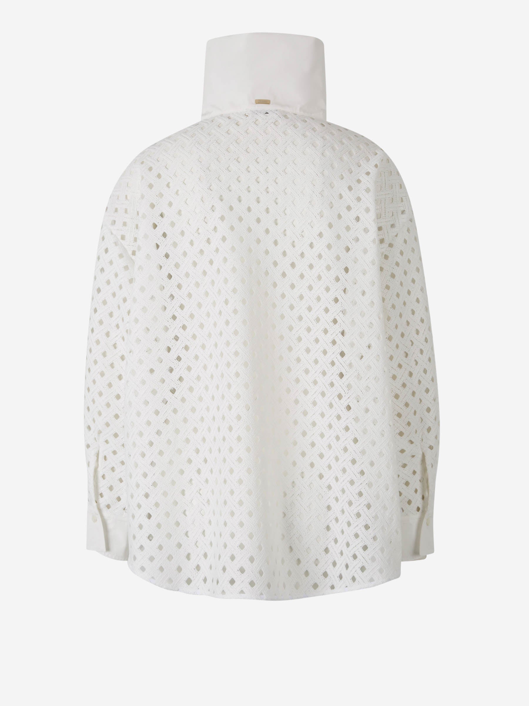 Outlet online Herno Mujer Camisa Recta Calados color Blanco sku 774-000558 01 - Foto 3