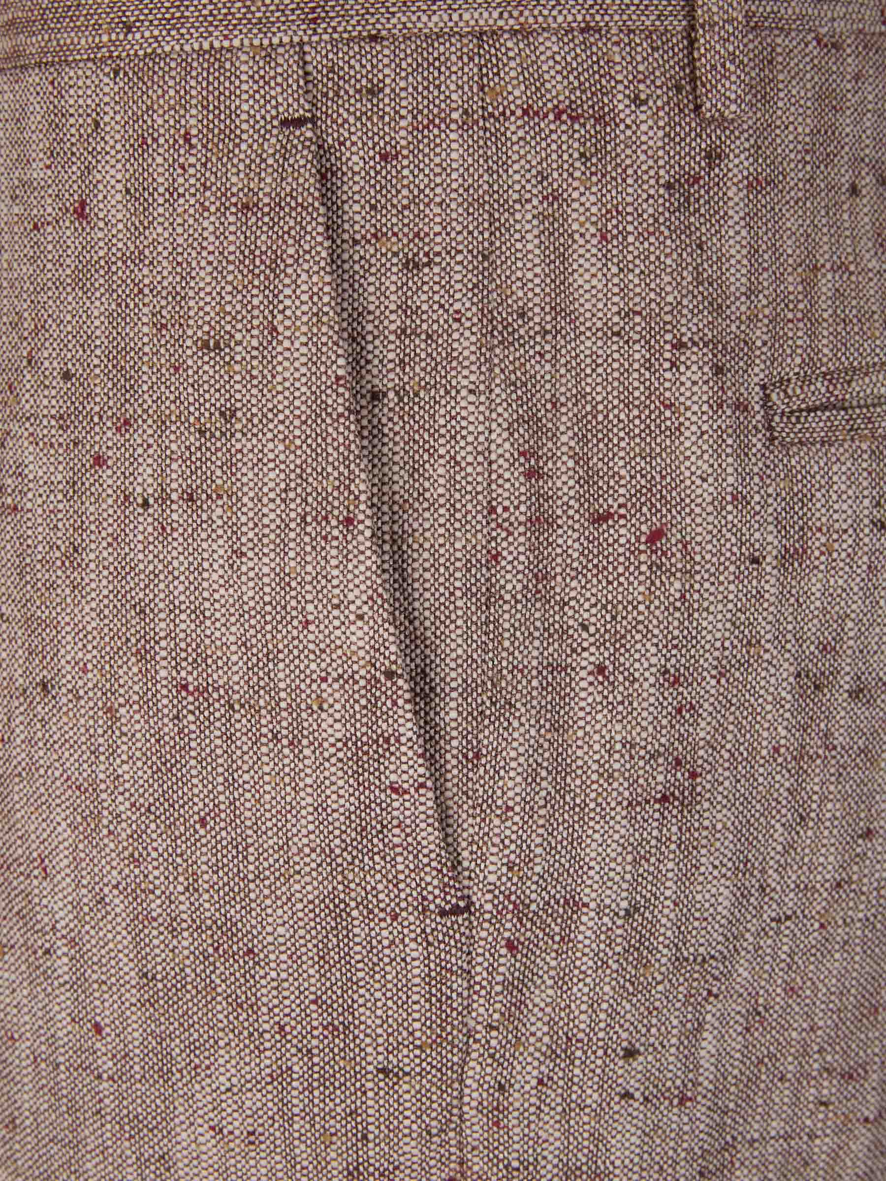 Outlet online Etro Hombre Pantalones Formales Texturizados color Burdeos sku 521-003008 01 - Foto 3