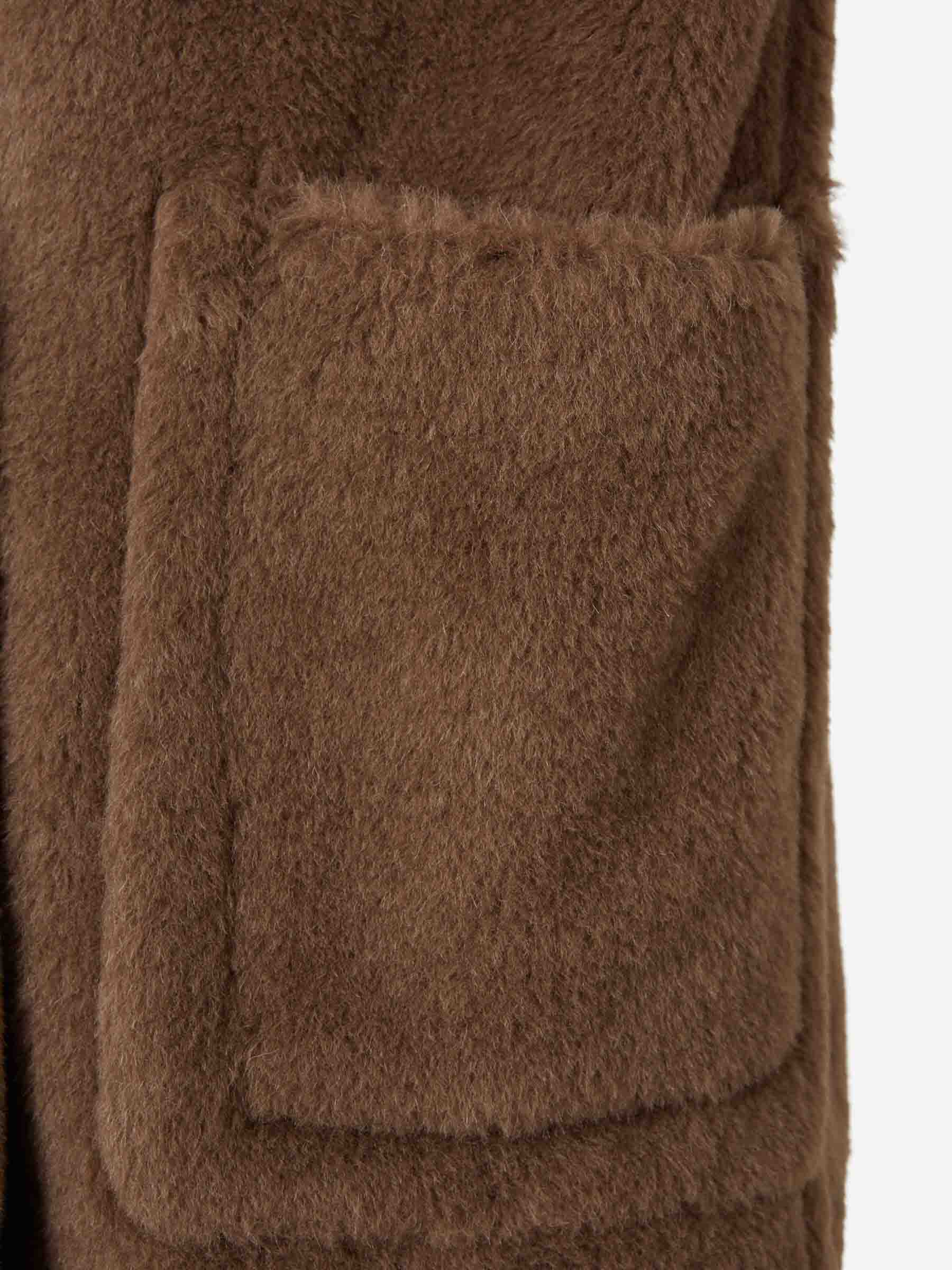 Outlet online Max Mara Mujer Chaleco Largo Teddy color Marrón sku 775-000235 01 - Foto 4