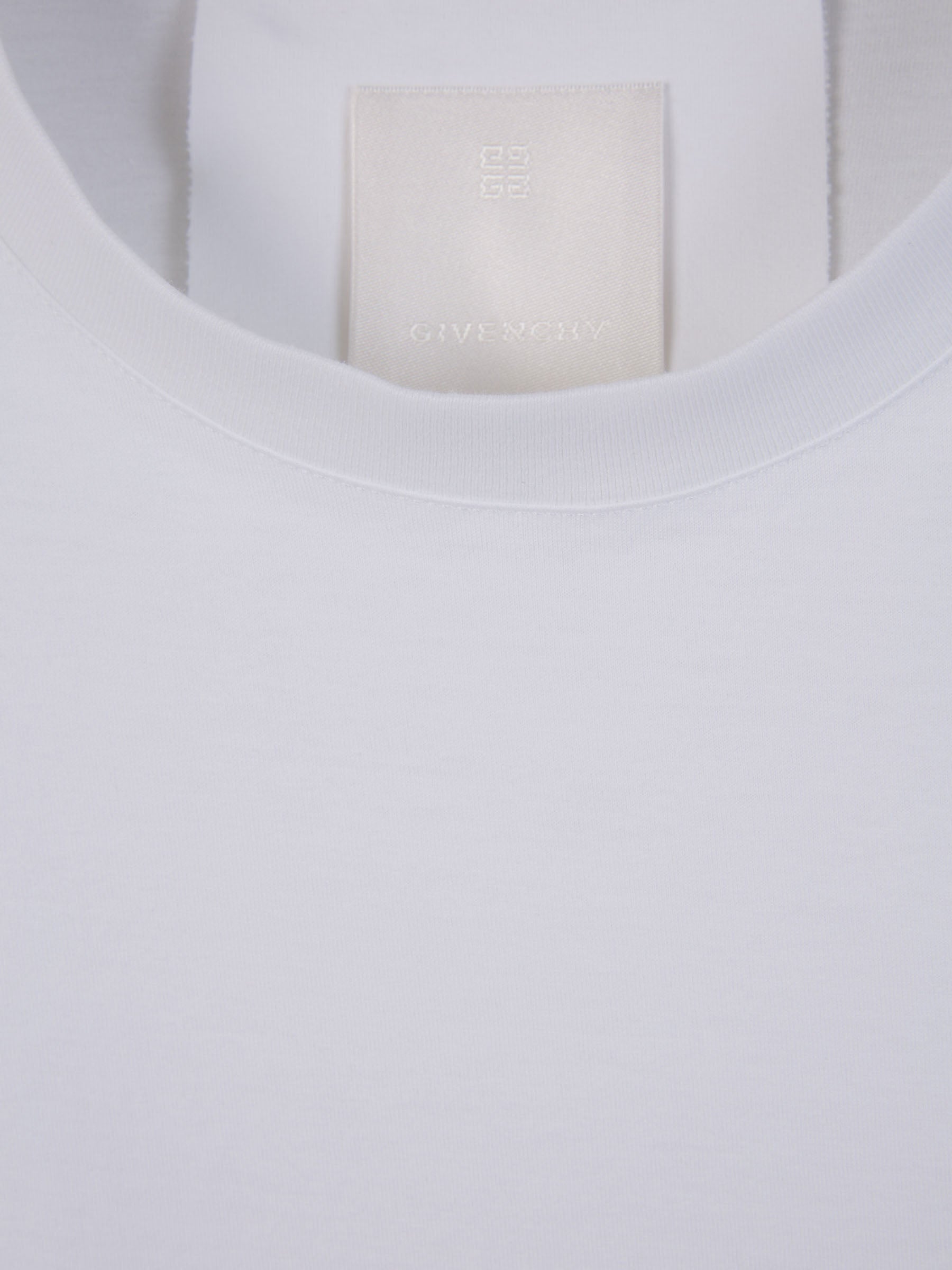 Outlet online Givenchy Hombre Camiseta 4G Algodón color Blanco sku 553-003604 01 - Foto 3