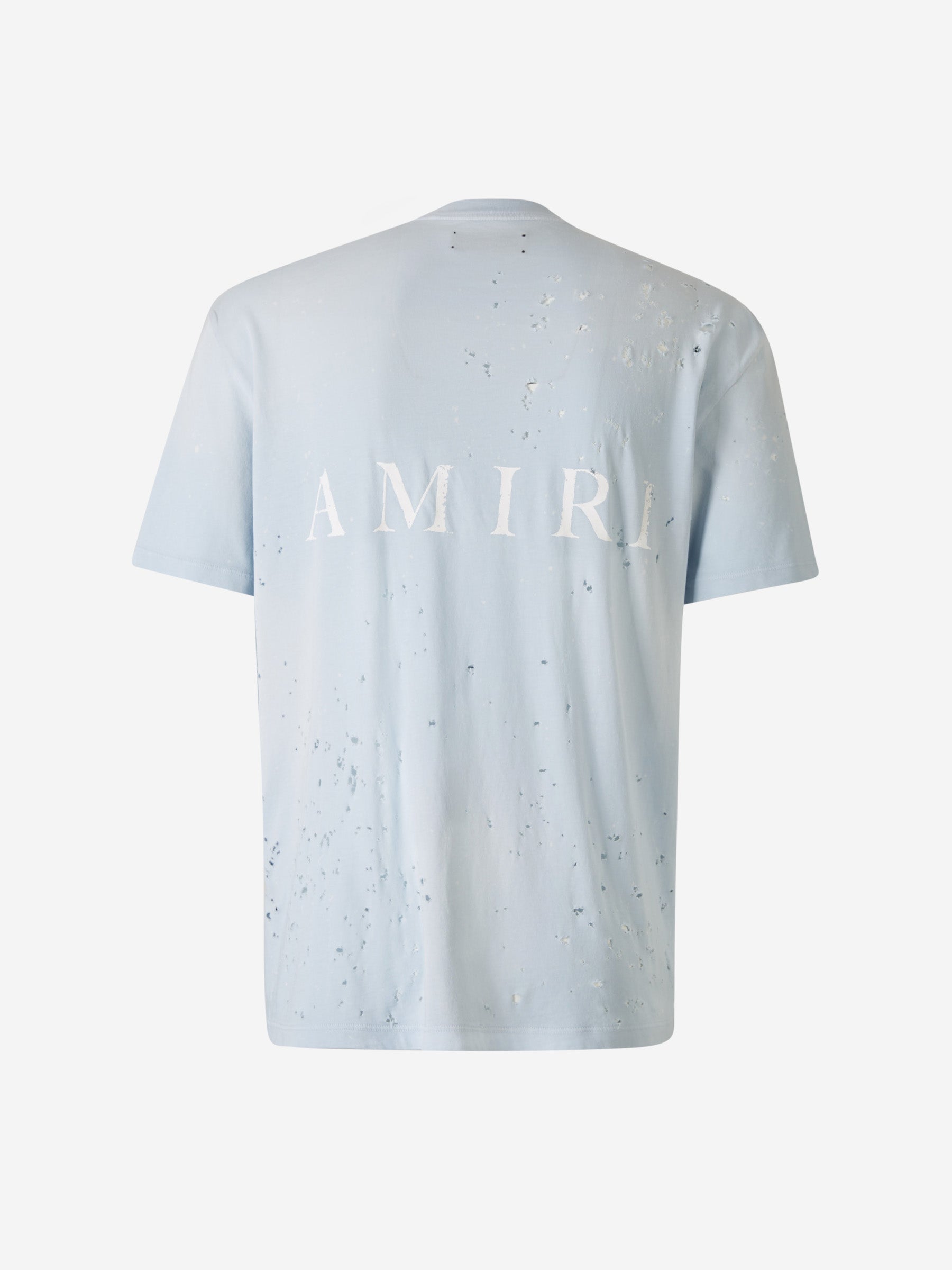 Outlet online Amiri Hombre Camiseta Estampada Algodón color Azul Cielo sku 553-003618 01 - Foto 2
