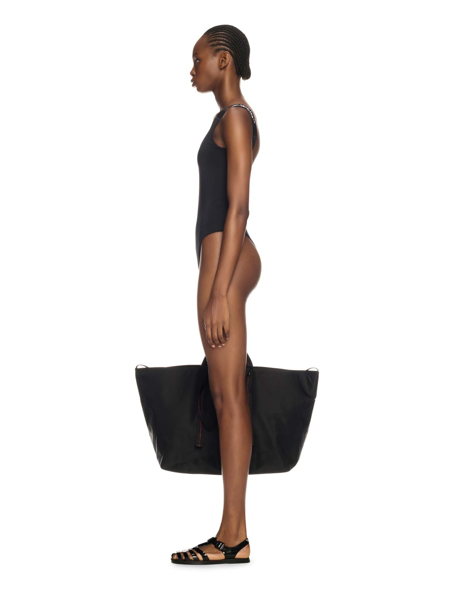 Off-White Mujer Barcelona Bañador Logo Poliamida color Negro sku 781-000580 01 - Foto 4