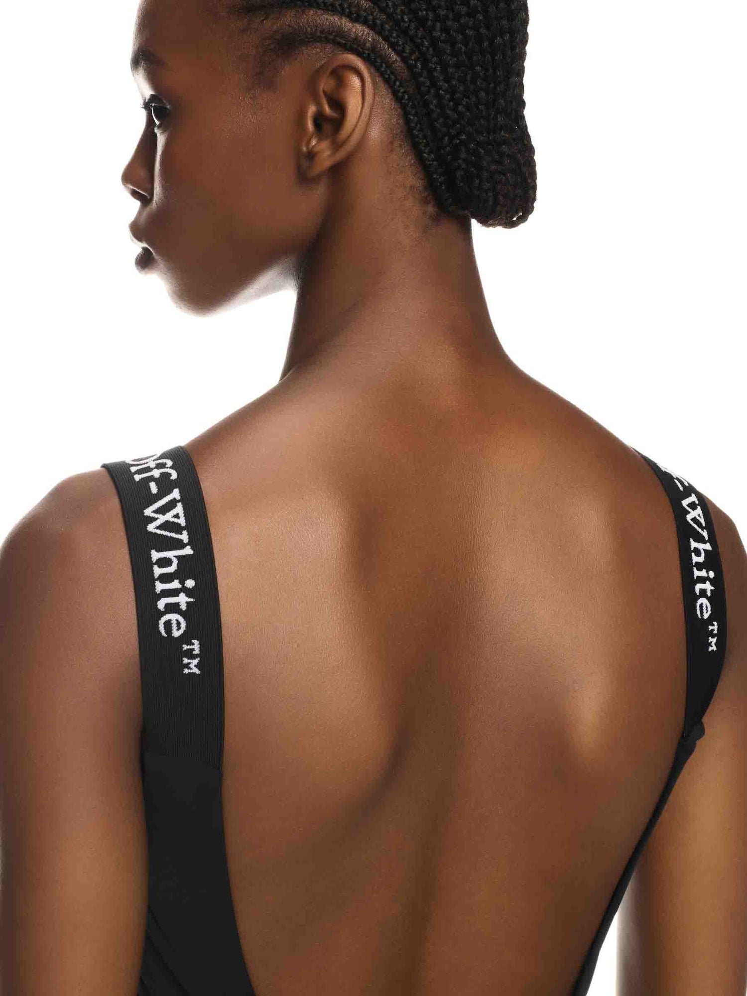 Off-White Mujer Barcelona Bañador Logo Poliamida color Negro sku 781-000580 01 - Foto 5