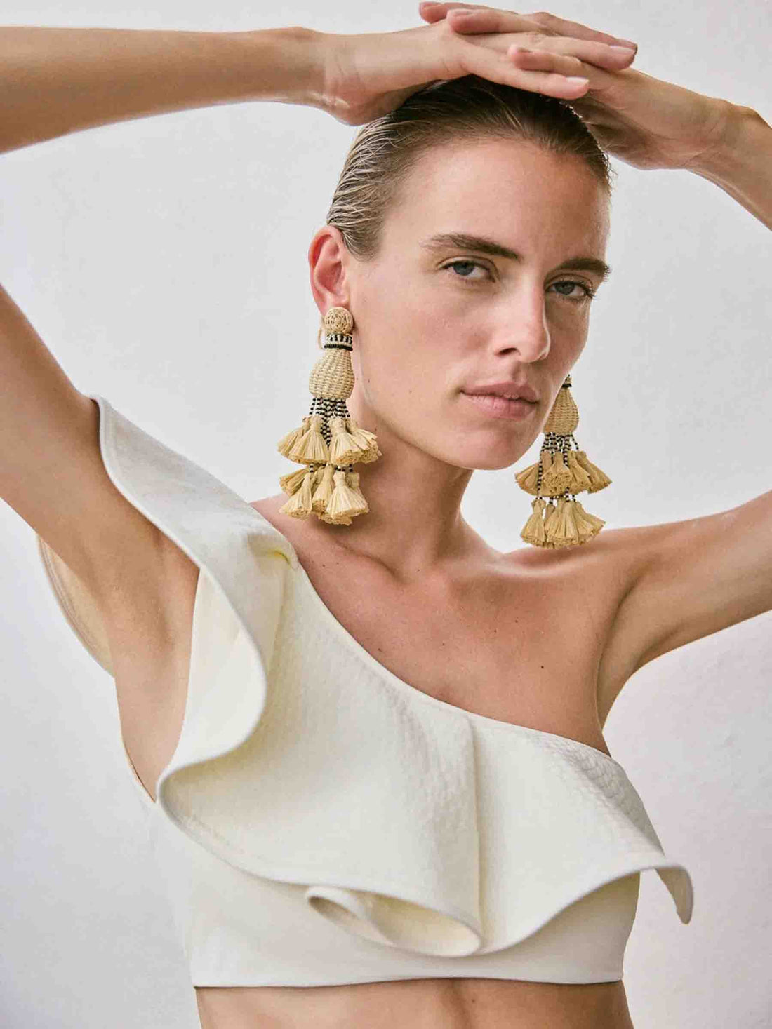 Outlet online Johanna Ortiz Mujer Top Bikini Bolero Life color Crema sku 781-000588 01 - Foto 2