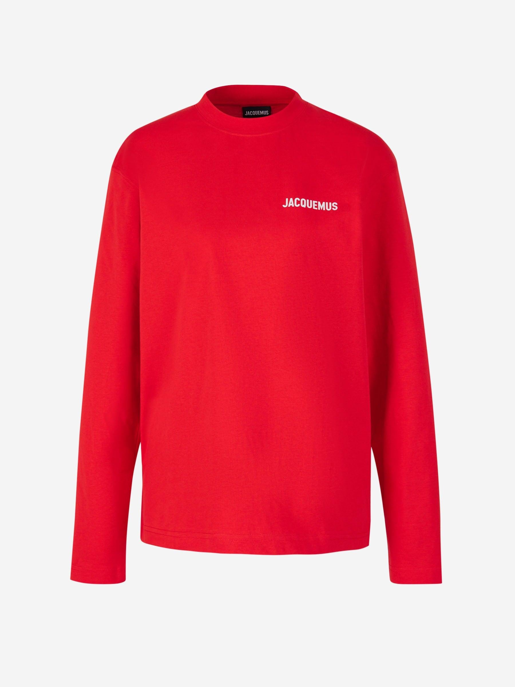 Jacquemus Camiseta Logo Algodón color Rojo sku 782-001541 01 - Foto 1