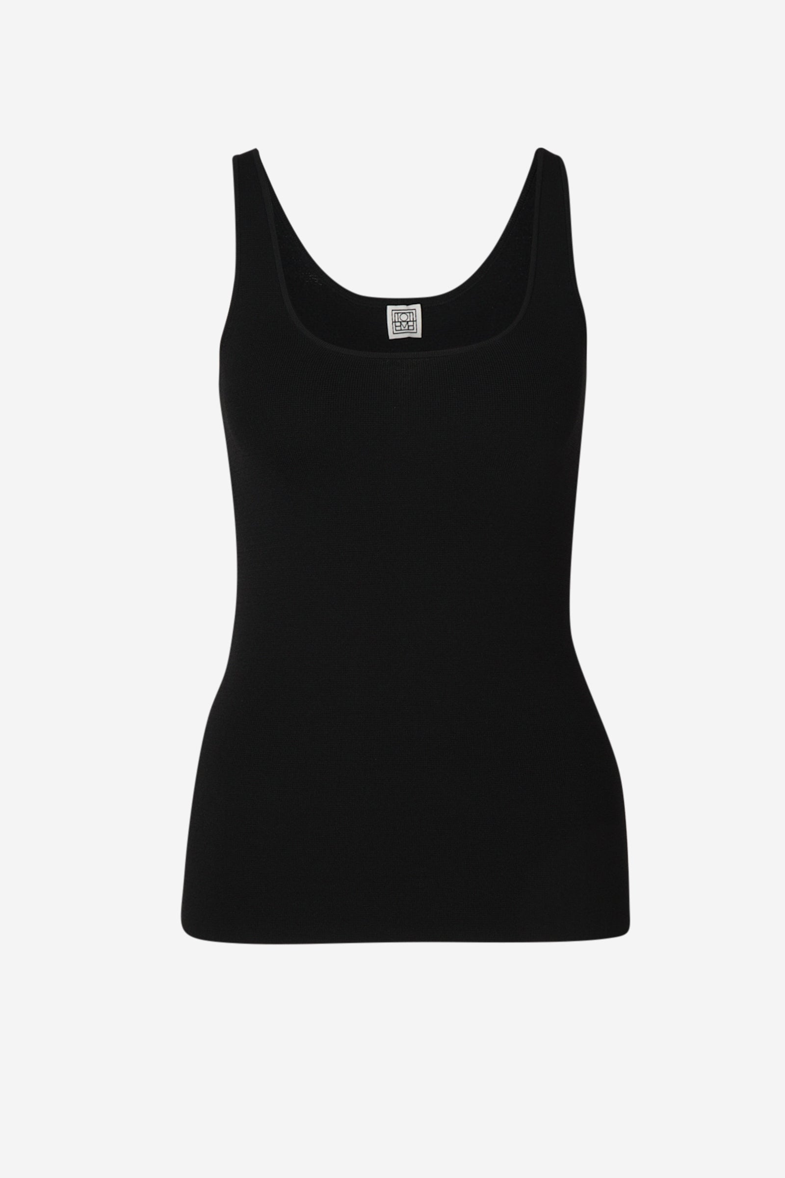 Outlet online TOTEME Mujer Top Punto Viscosa color Negro sku 782-001614 01 - Foto 1