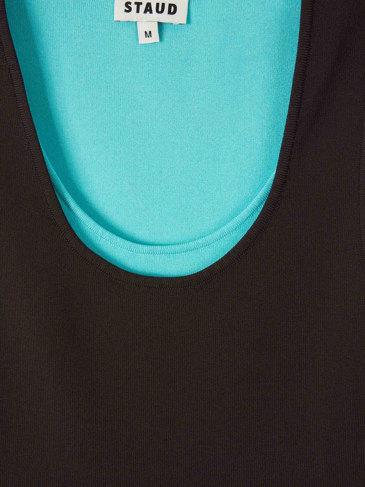 Staud Mujer Barcelona Camiseta Tirantes Tanque color Marrón Oscuro sku 782-001709 01 - Foto 3