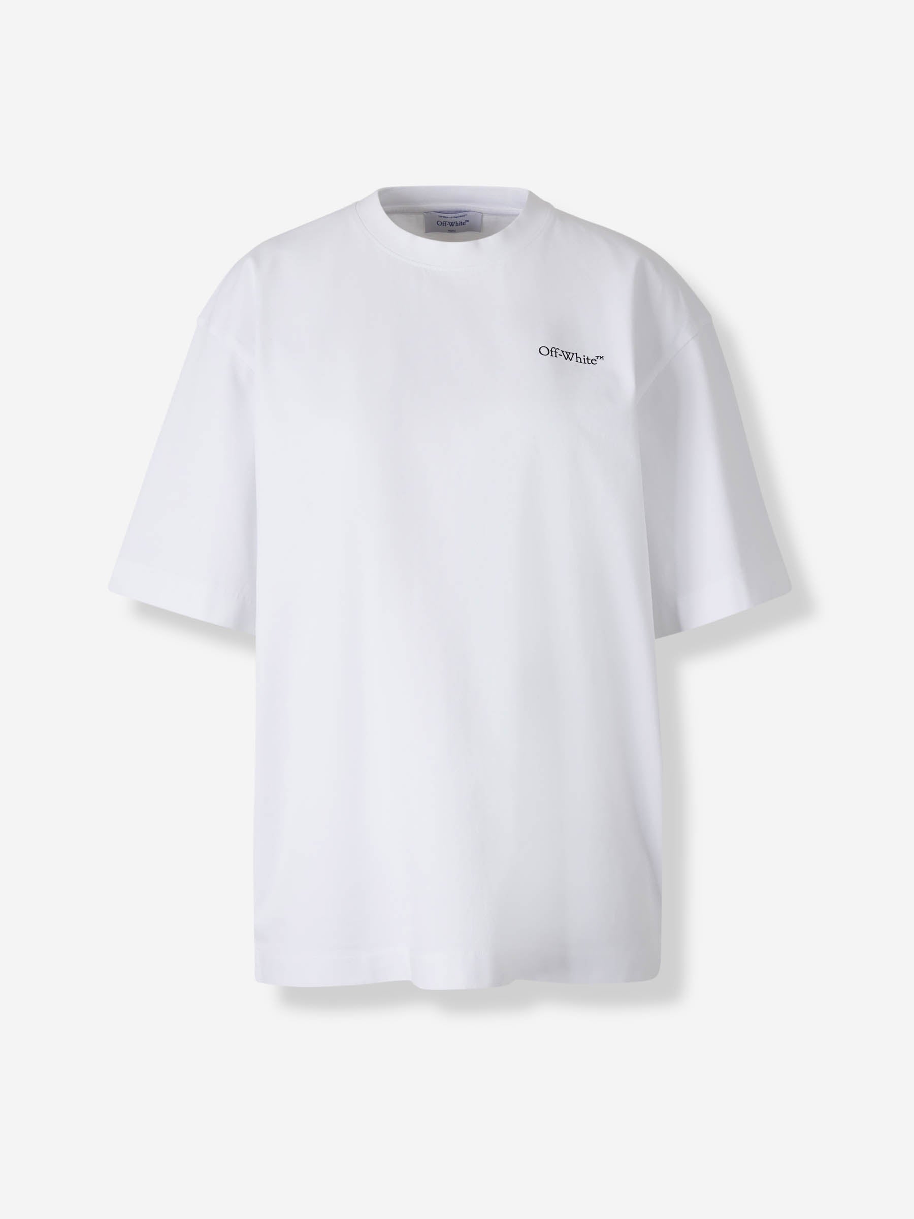 Outlet online Off-White Mujer Camiseta Cuello Redondo color Blanco sku 782-001782 01 - Foto 1