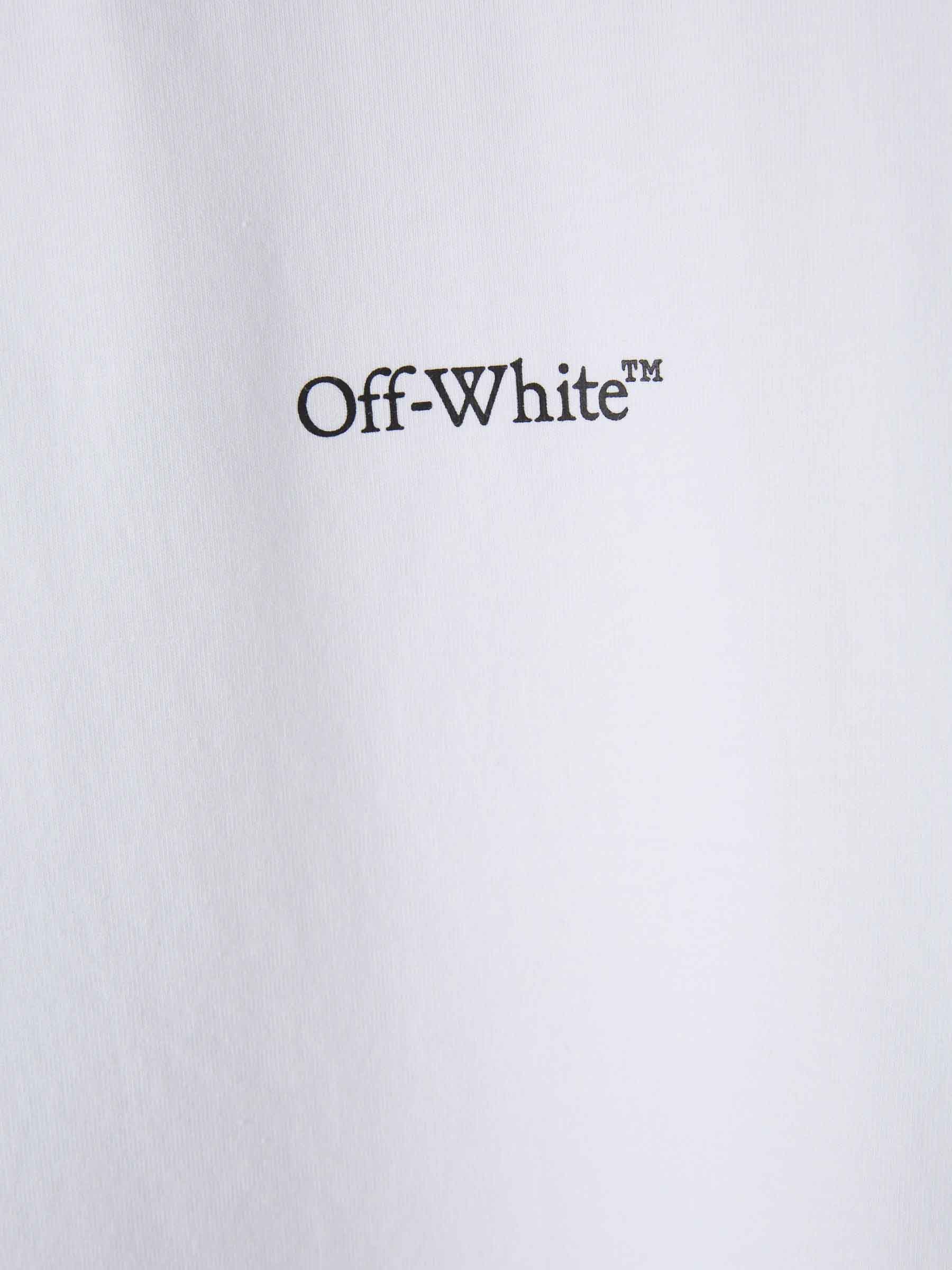 Outlet online Off-White Mujer Camiseta Cuello Redondo color Blanco sku 782-001782 01 - Foto 4