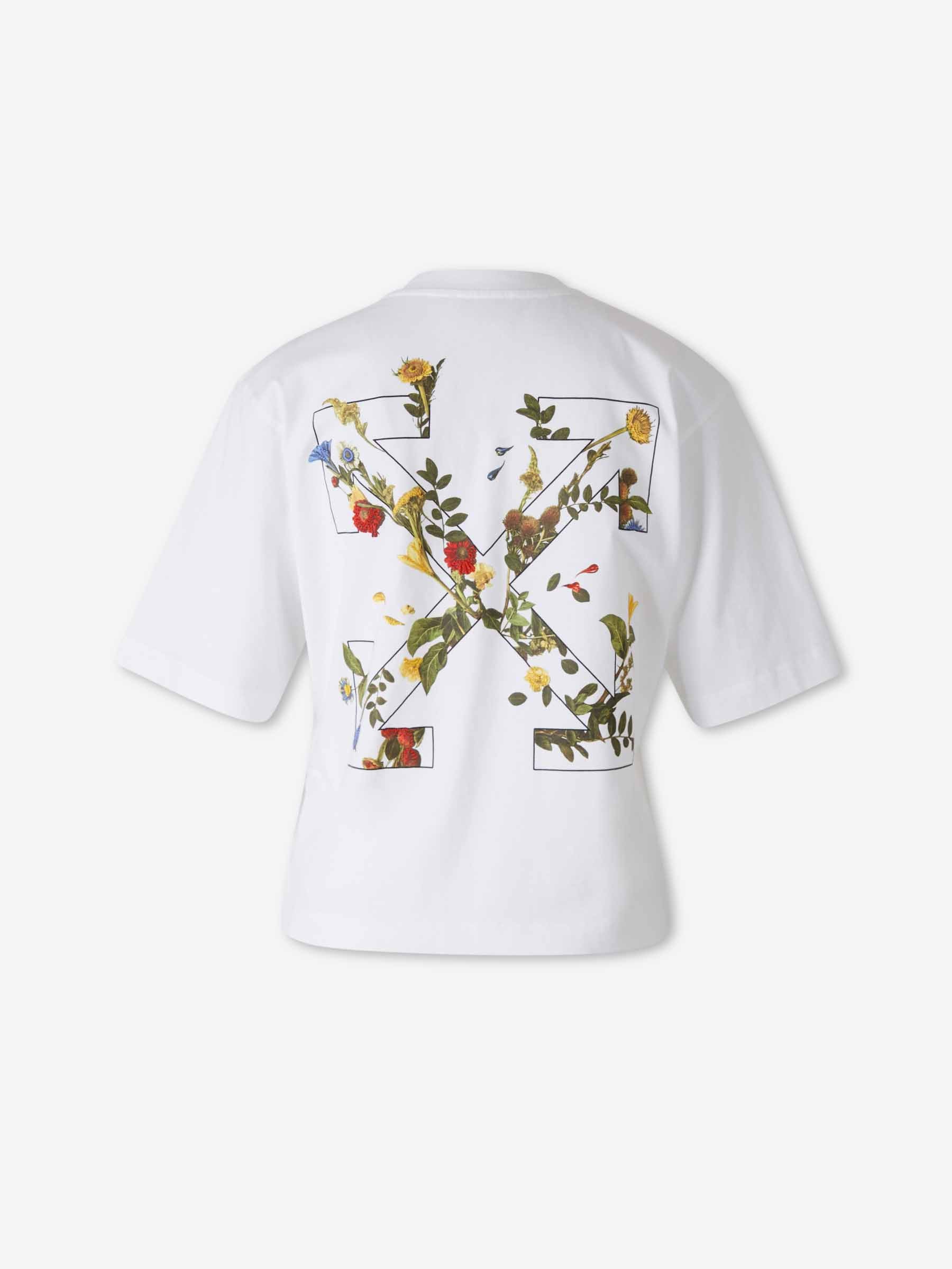 Outlet online Off-White Mujer Camiseta Cuello Redondo color Blanco sku 782-001783 01 - Foto 2