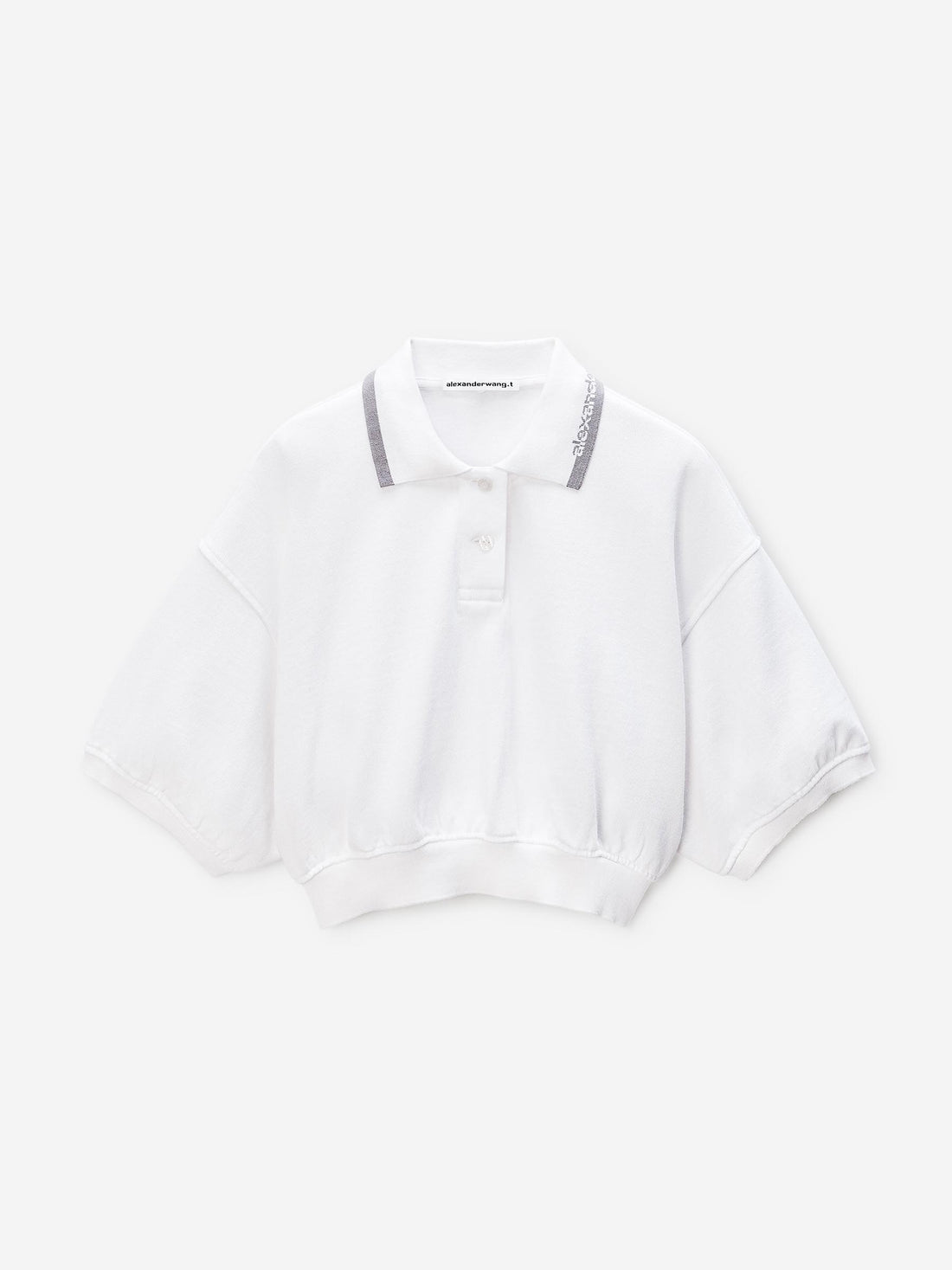 Outlet online Alexander Wang Mujer Polo Cropped color Blanco sku 782-001833 01 - Foto 1