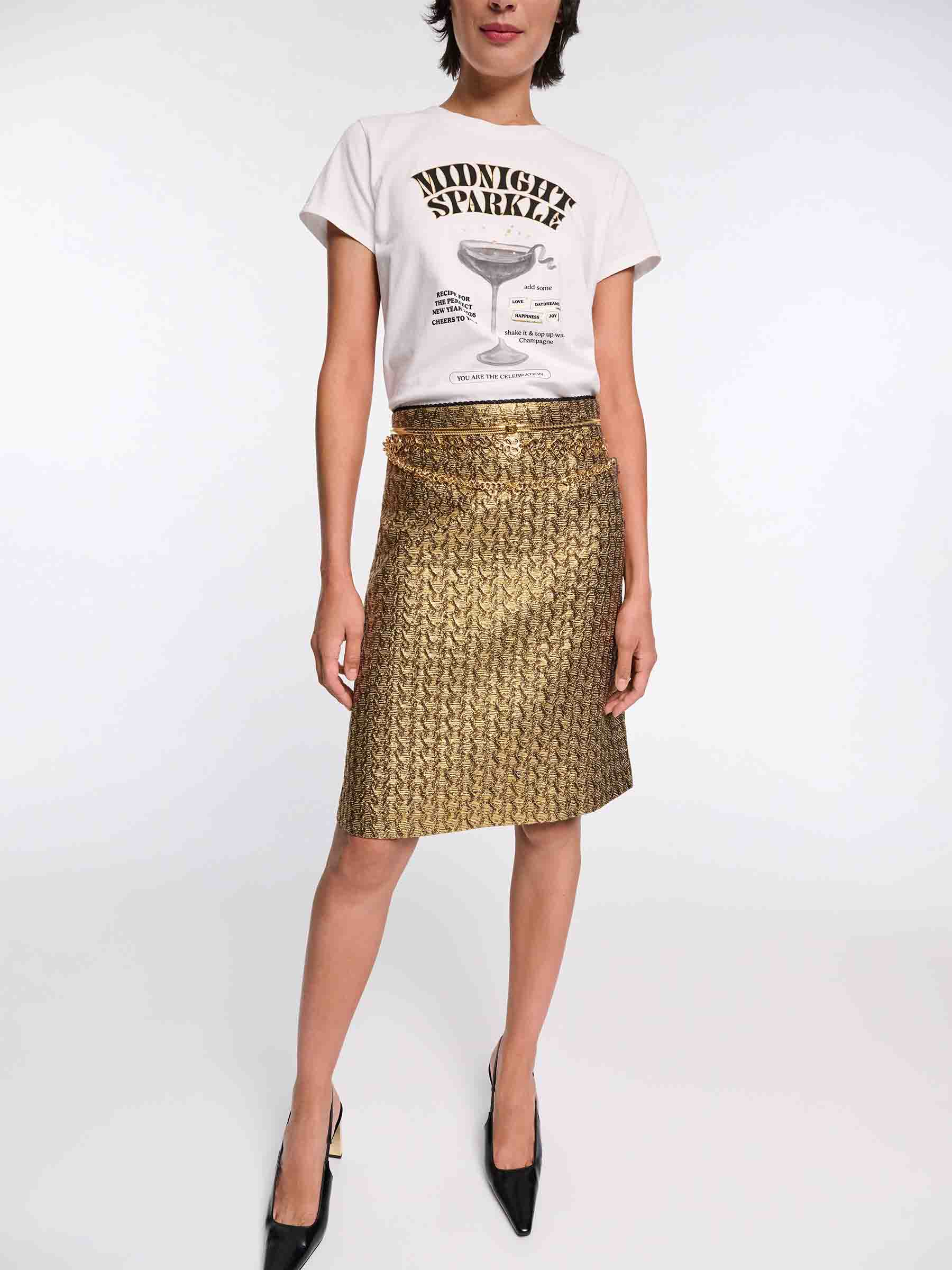 Outlet online Dorothee Schumacher Mujer Camiseta Cuello Redondo color Blanco sku 782-001873 01 - Foto 2