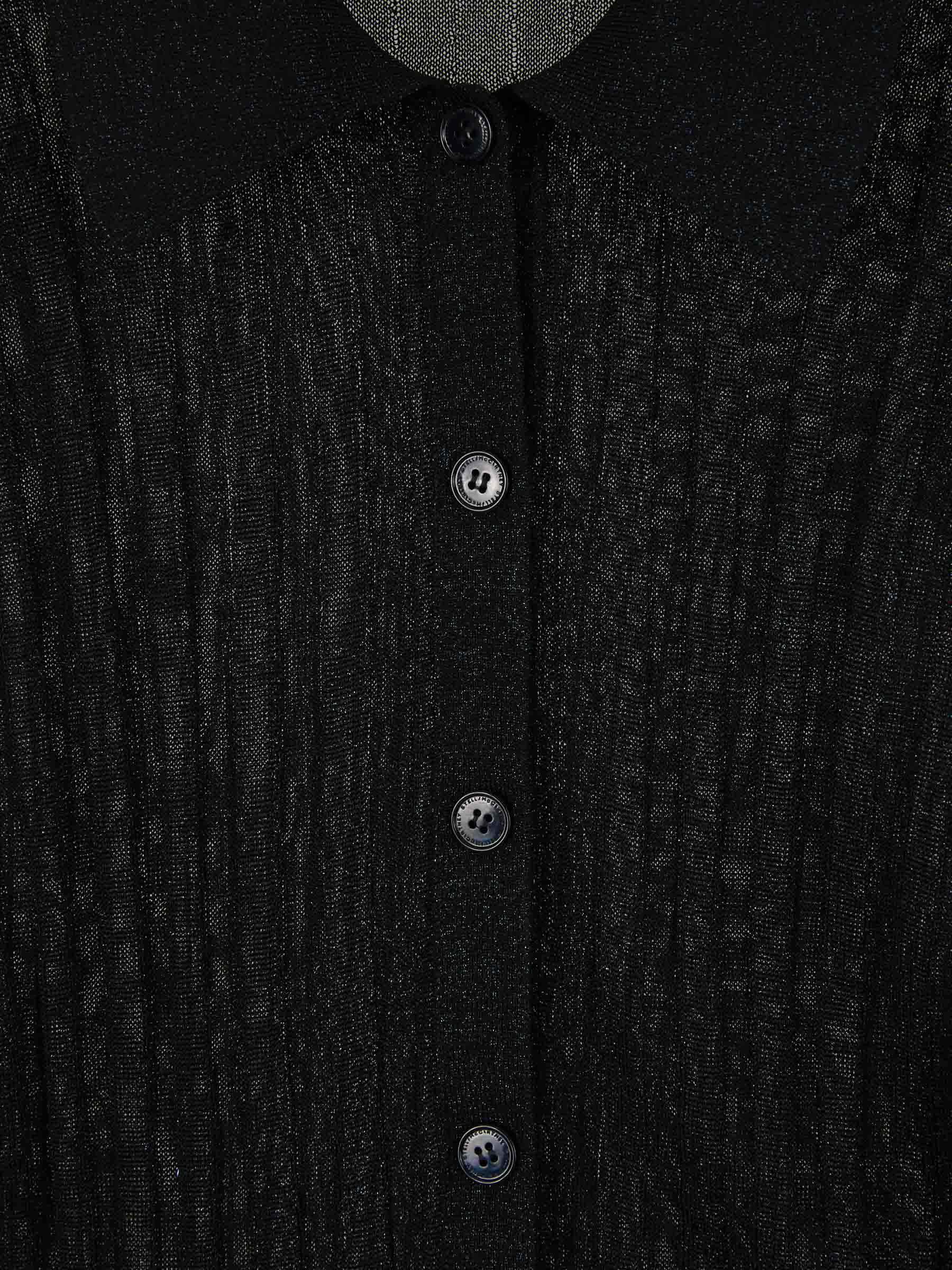 Outlet online Stella McCartney Mujer Polo Punto Lurex color Azul Noche sku 783-000045 01 - Foto 3